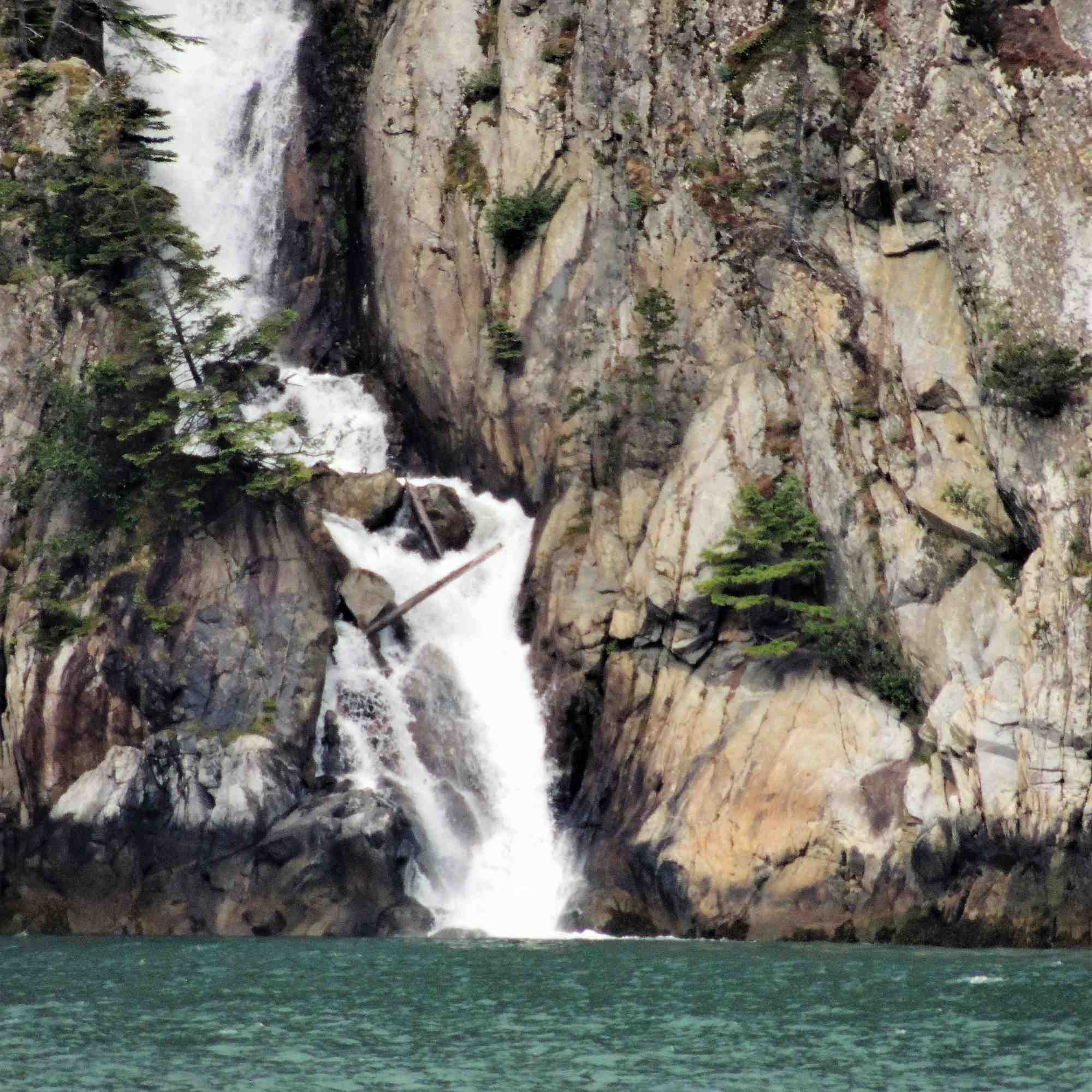 Glacier Melt Waterfall  2