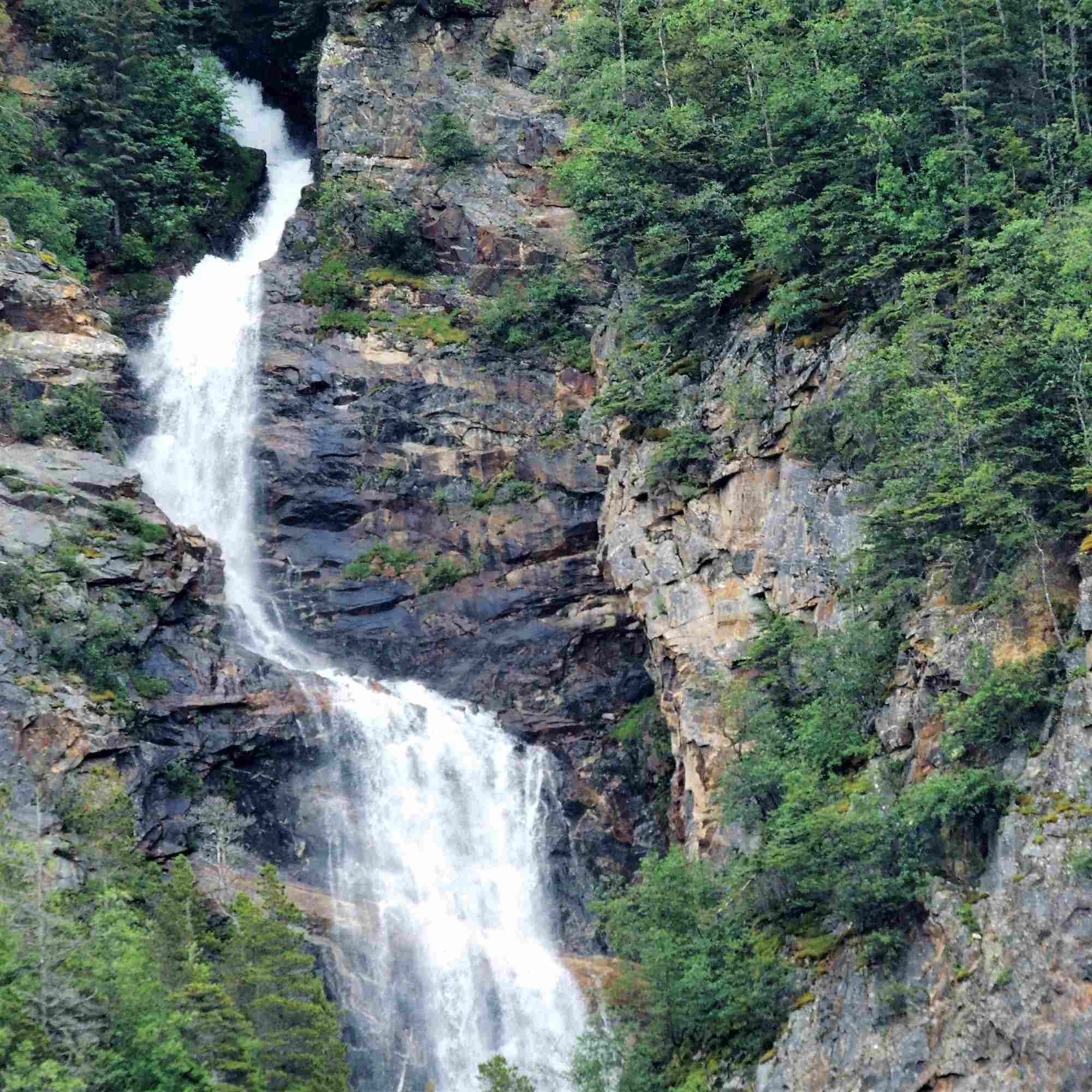 Glacier Melt Waterfall 