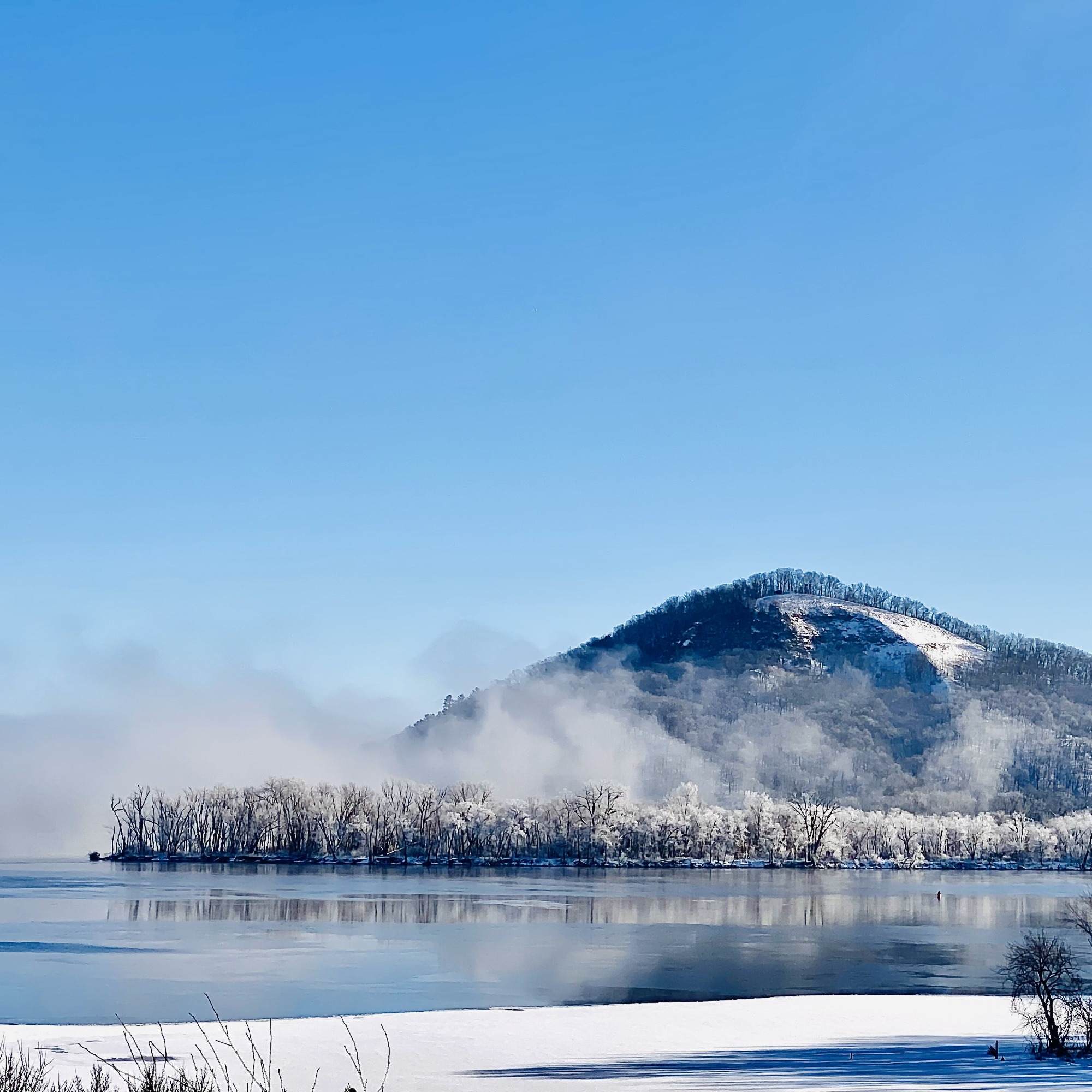 Thawing River Bluff