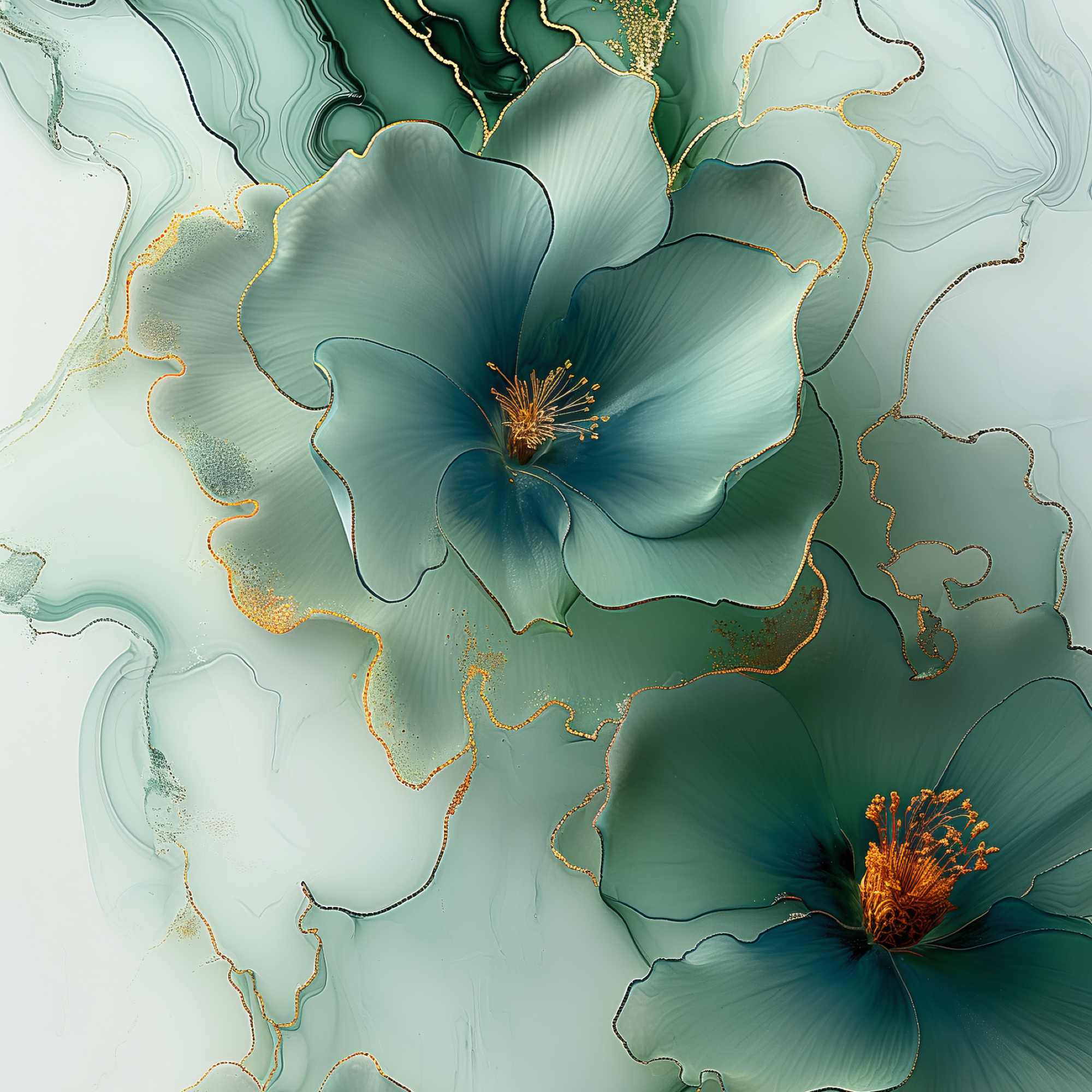 Sage Floral Elegance