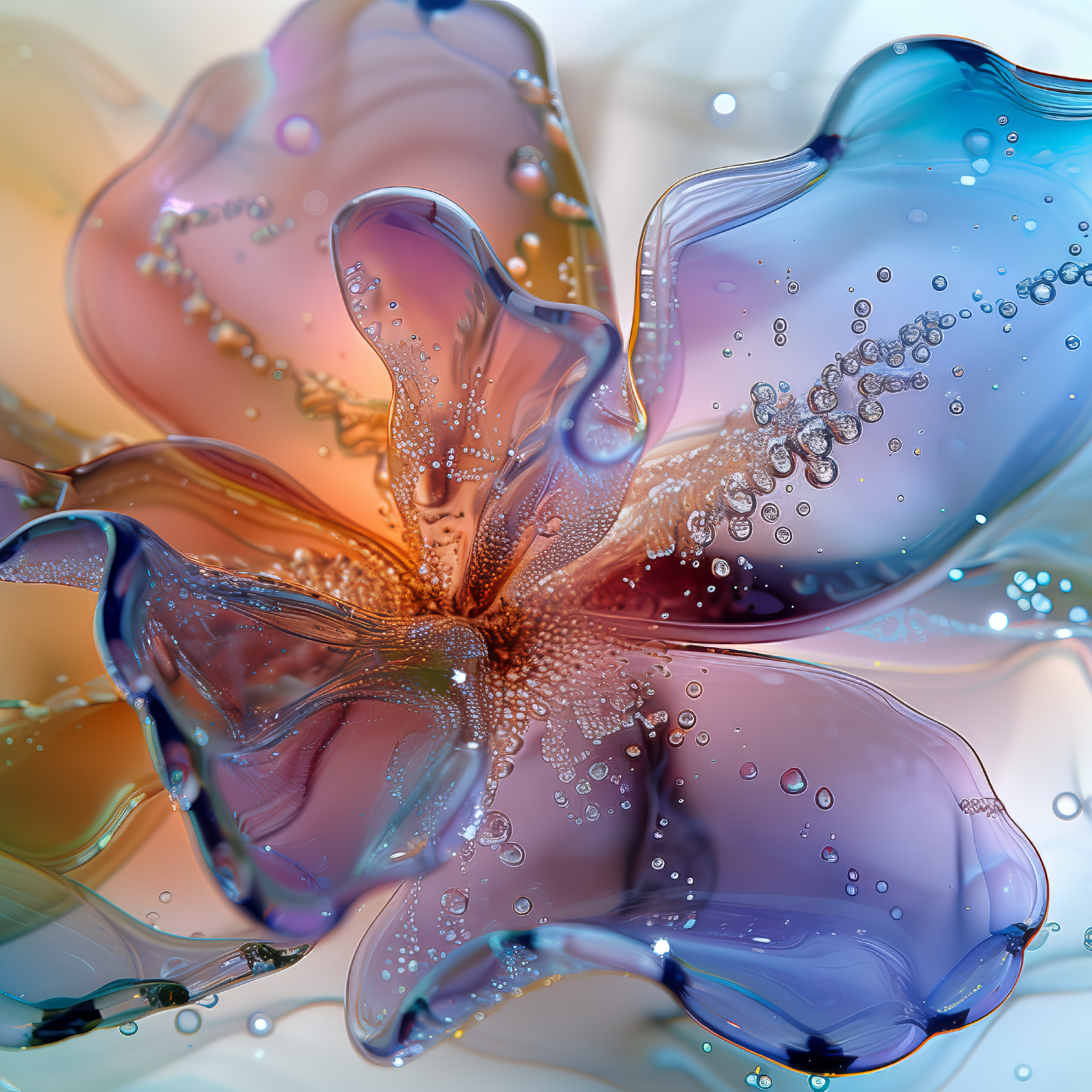 Delicate Glass Blossom