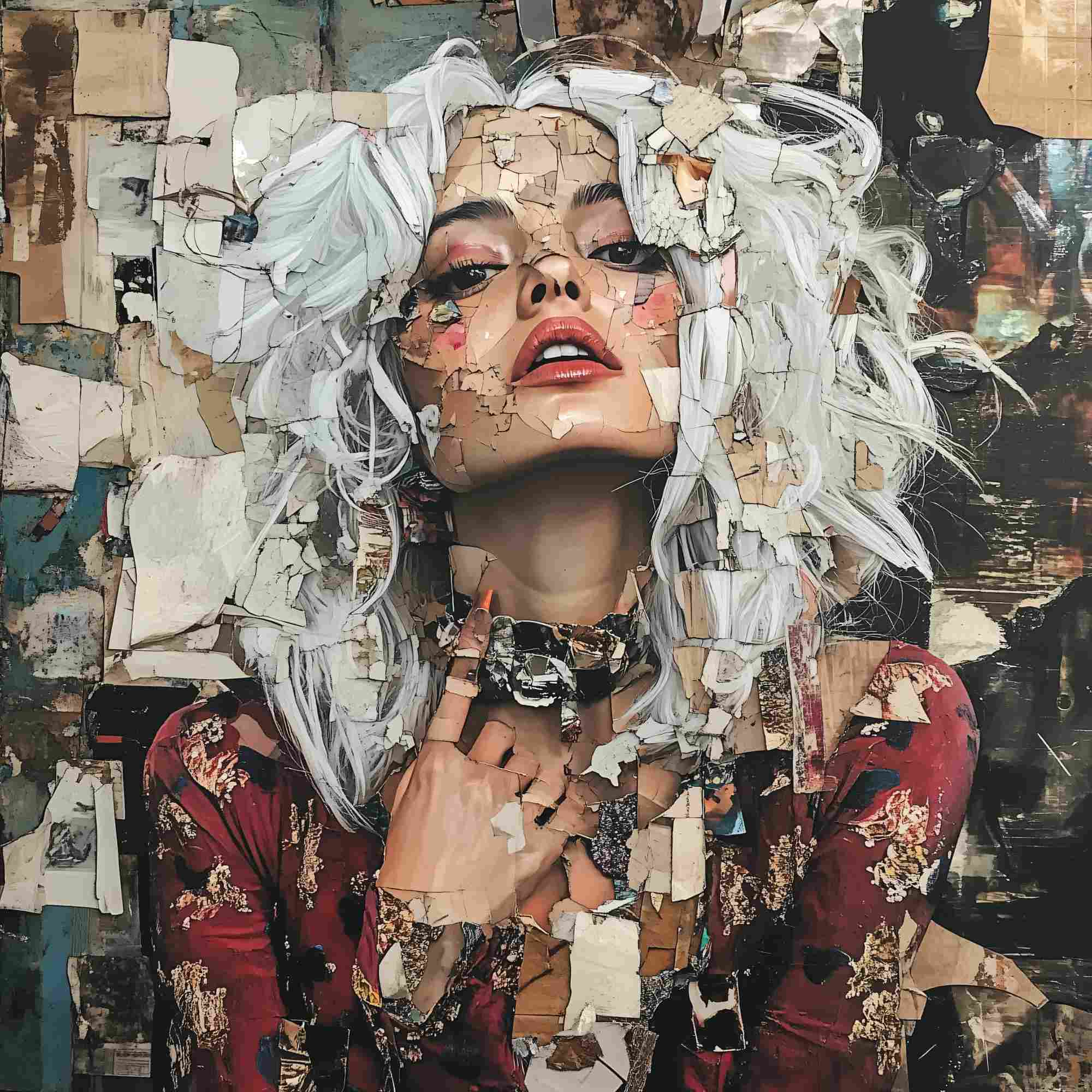 Mural of an Eccentric Rockstar