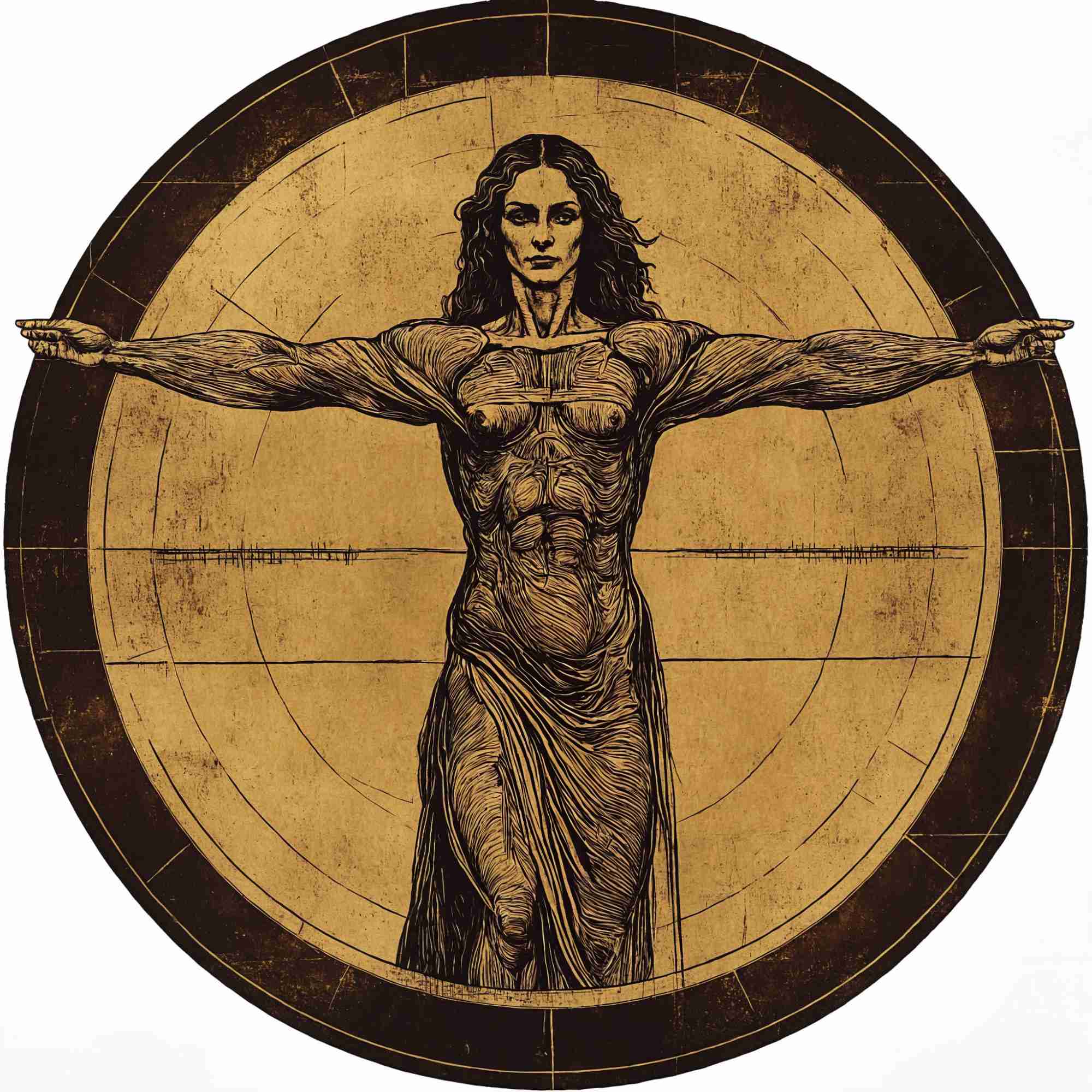 Vitruvian Woman ( Da Vinci)