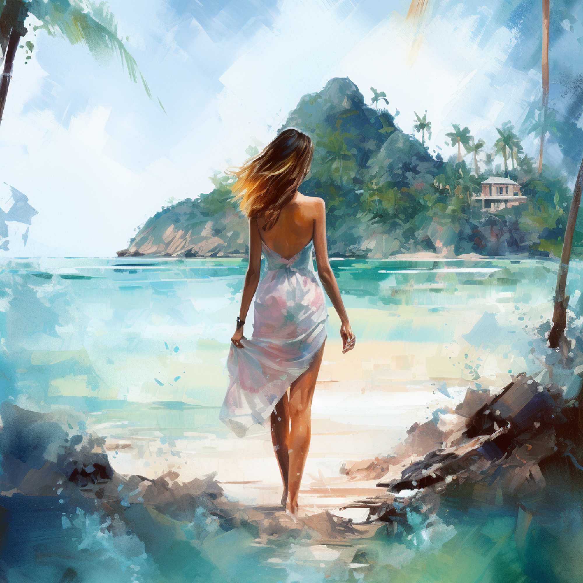 The island