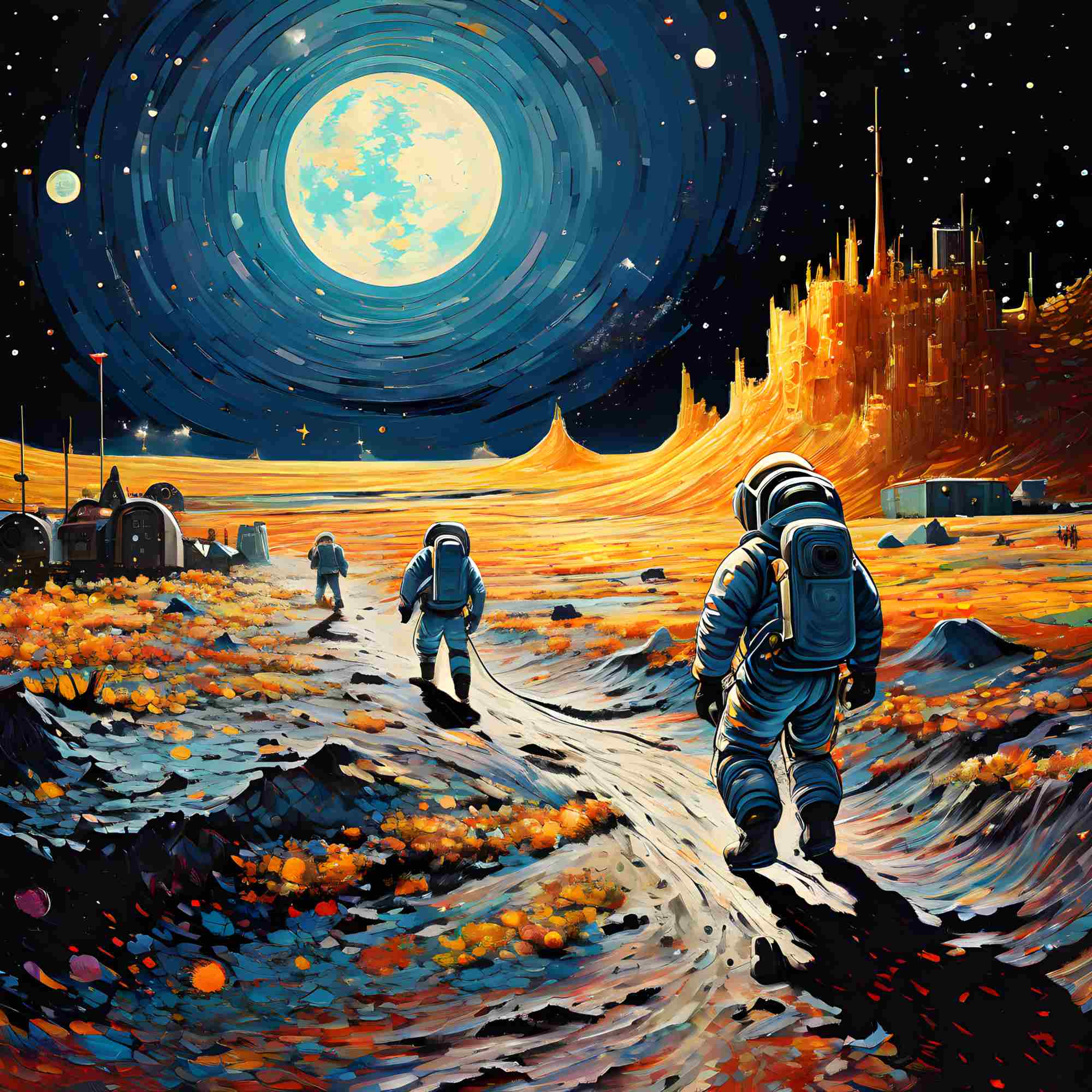 Vincent van Gogh Lunar Mission