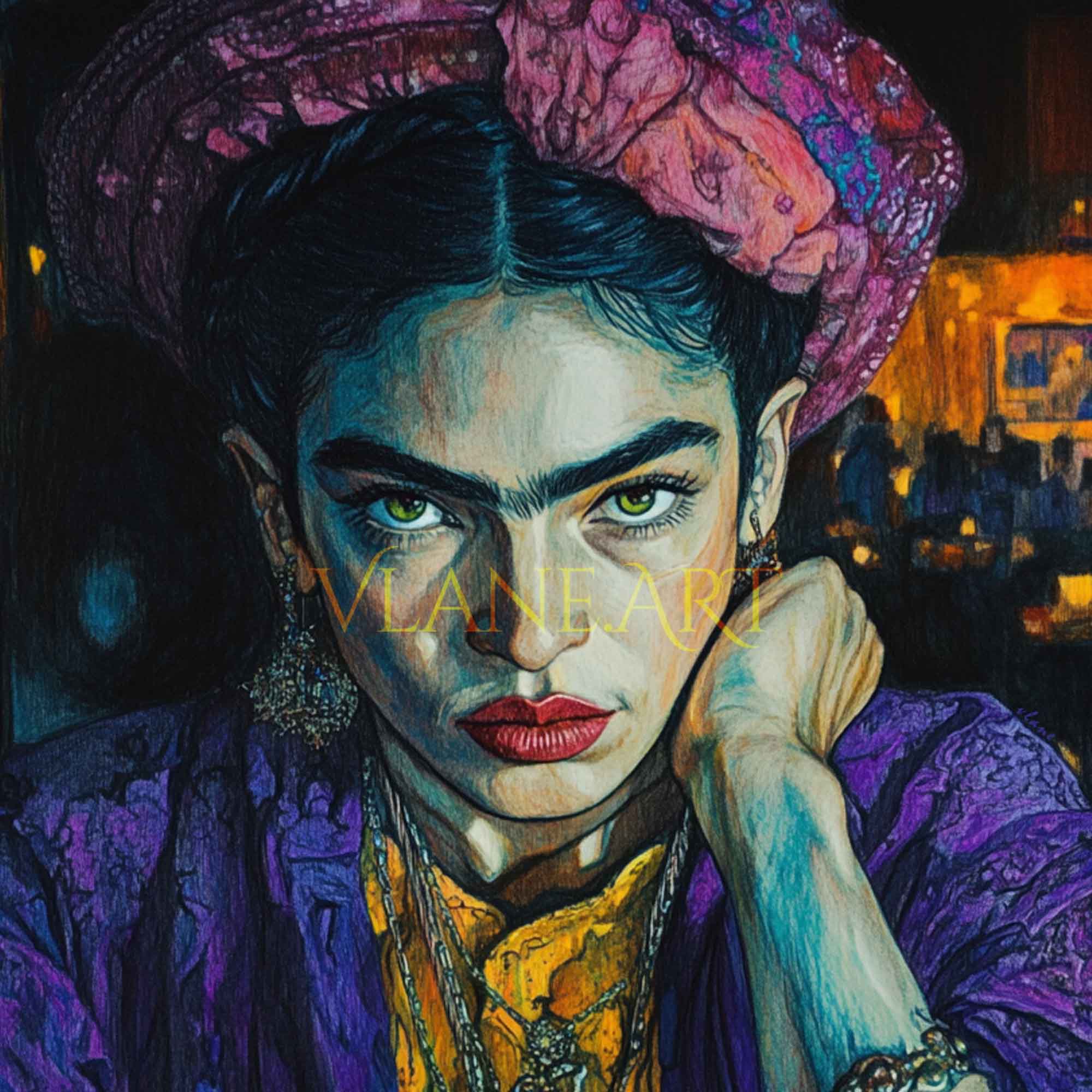 Frida Kahlo: Contemplative Radiance | Legacies in Portrait: Women+ Icons