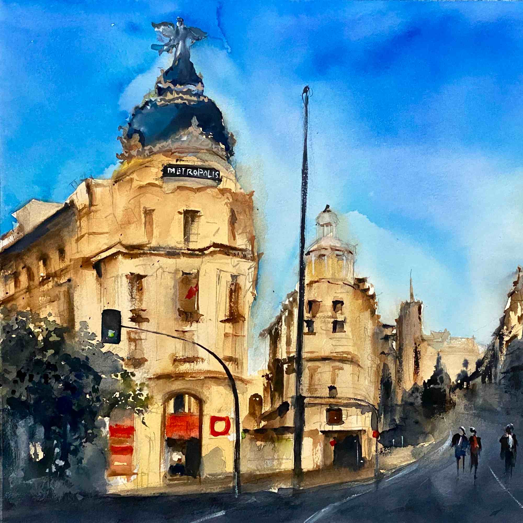 A Serene Morning in Madrid