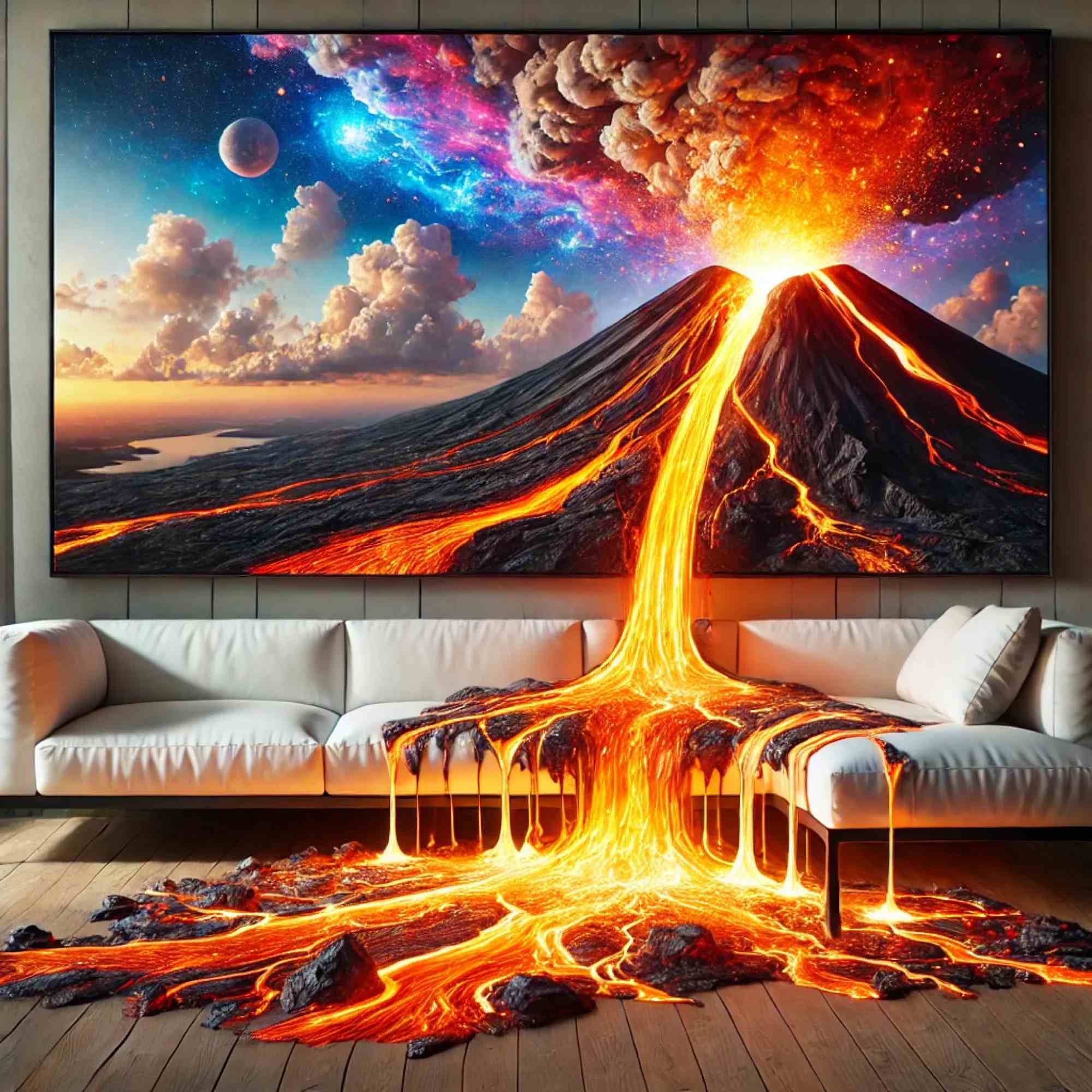 Lava Flow: Breaking the Frame