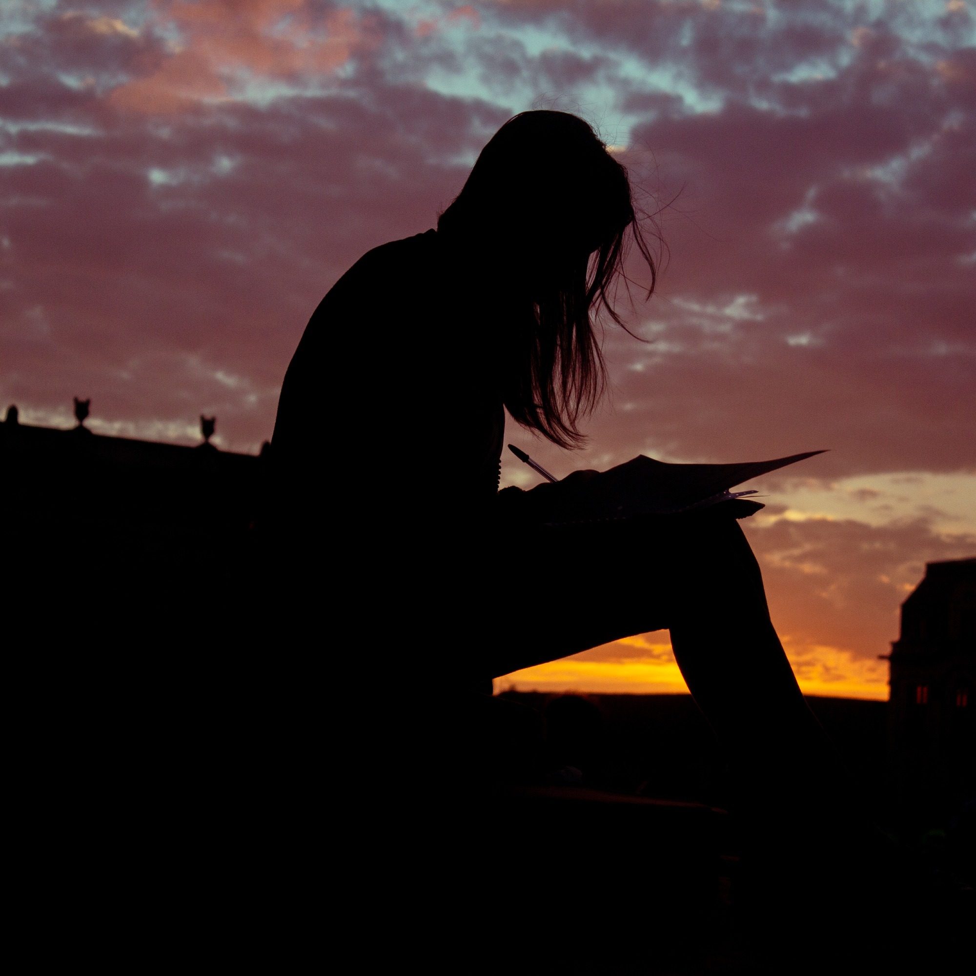 An inspiring sunset