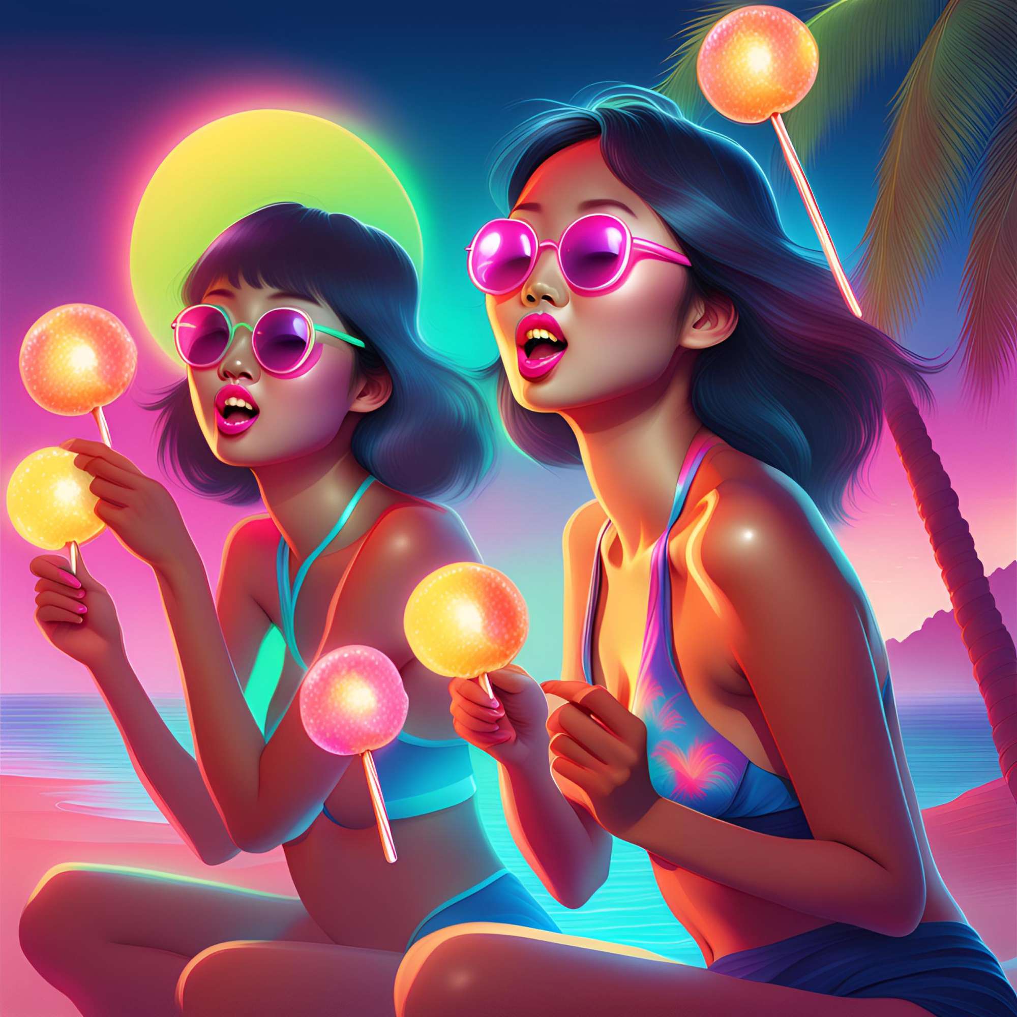 Neon Asia Manga Sweets