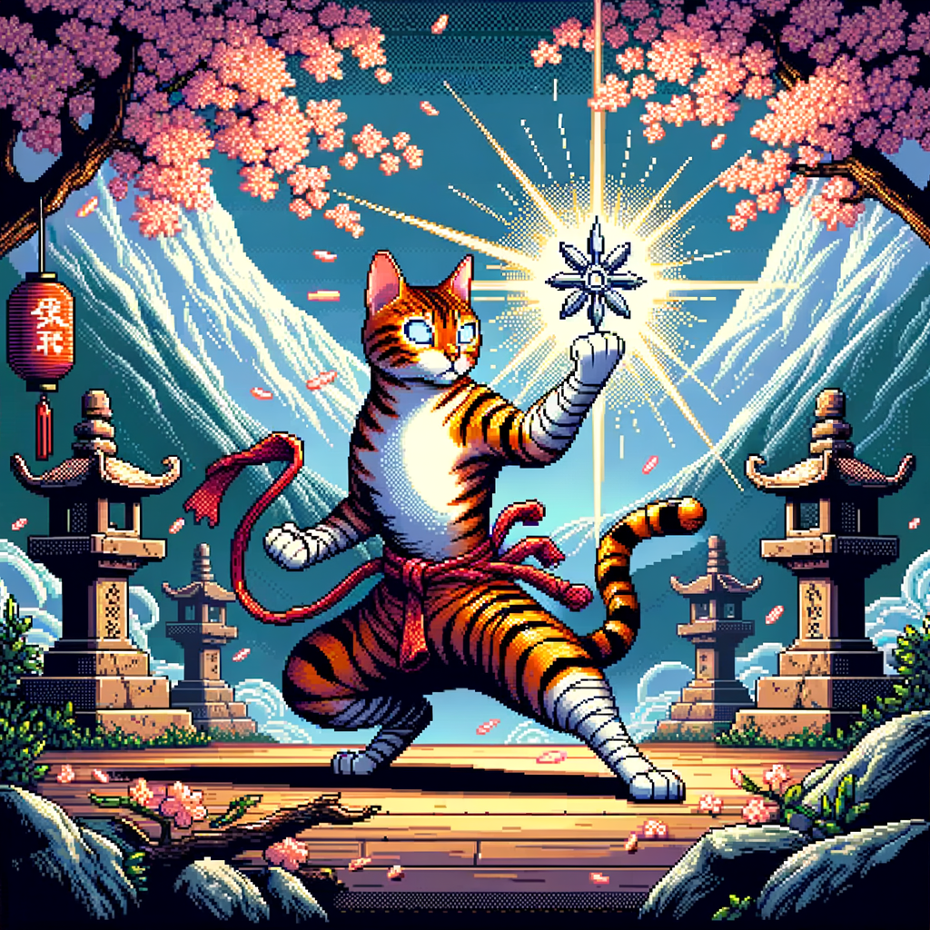 Pixel Ninja Cats #57