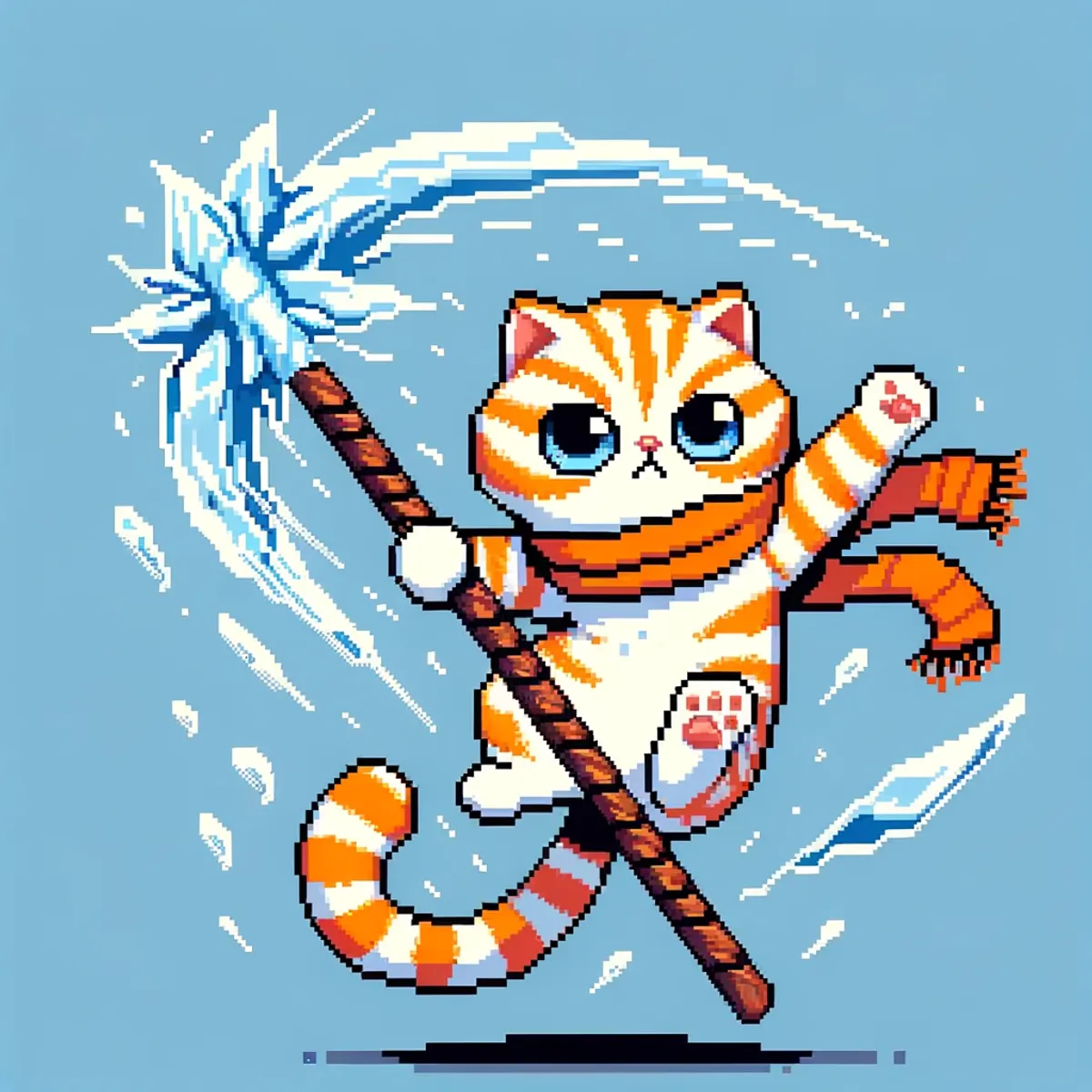 Pixel Ninja Cats #19