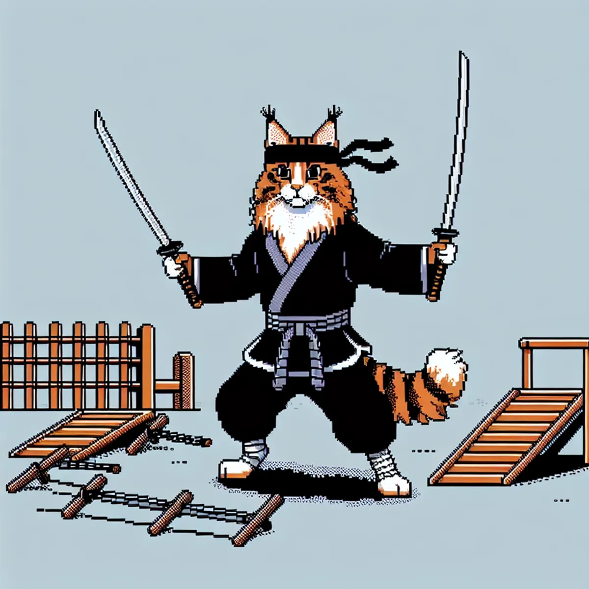 Pixel Ninja Maine Coon #5