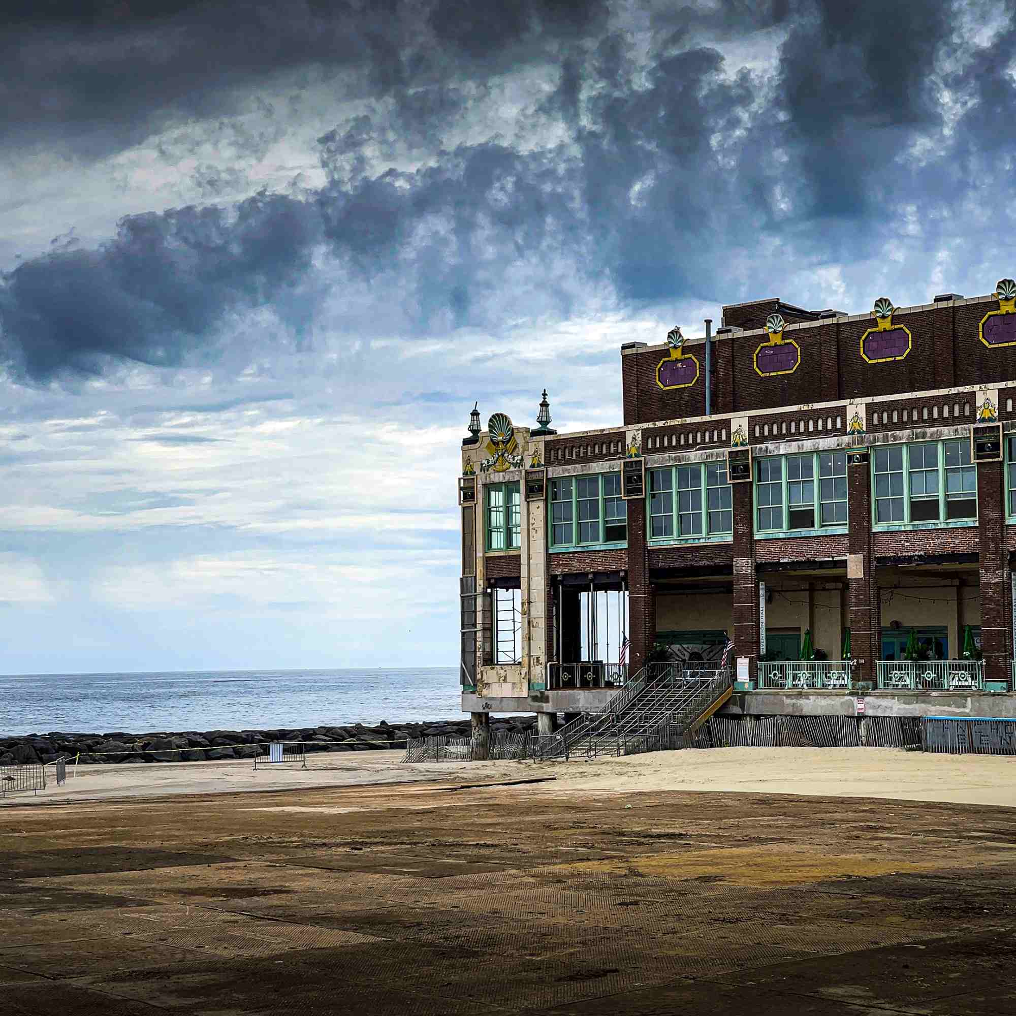A Storm Brewing at the Shore