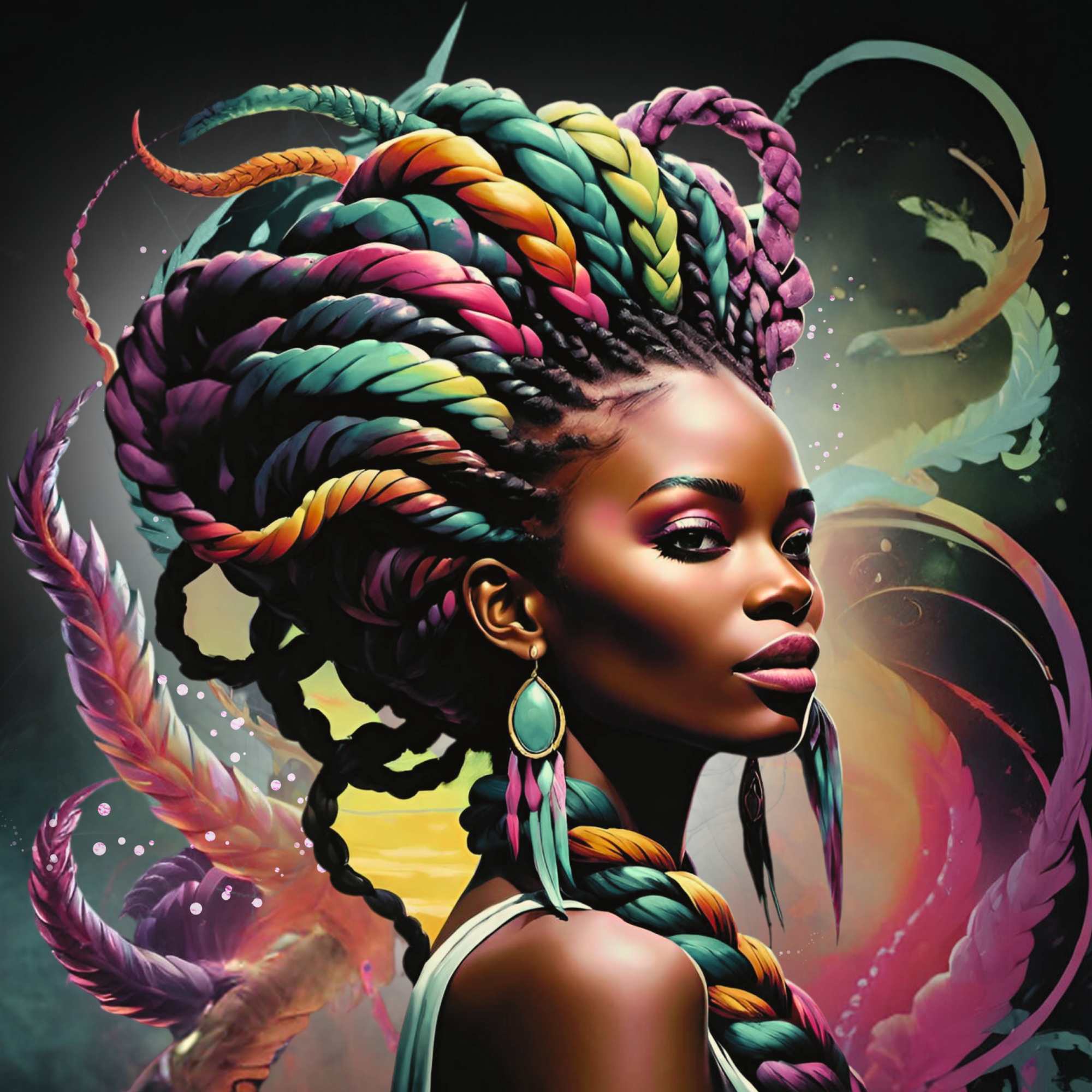 Freaky Reggae style woman 