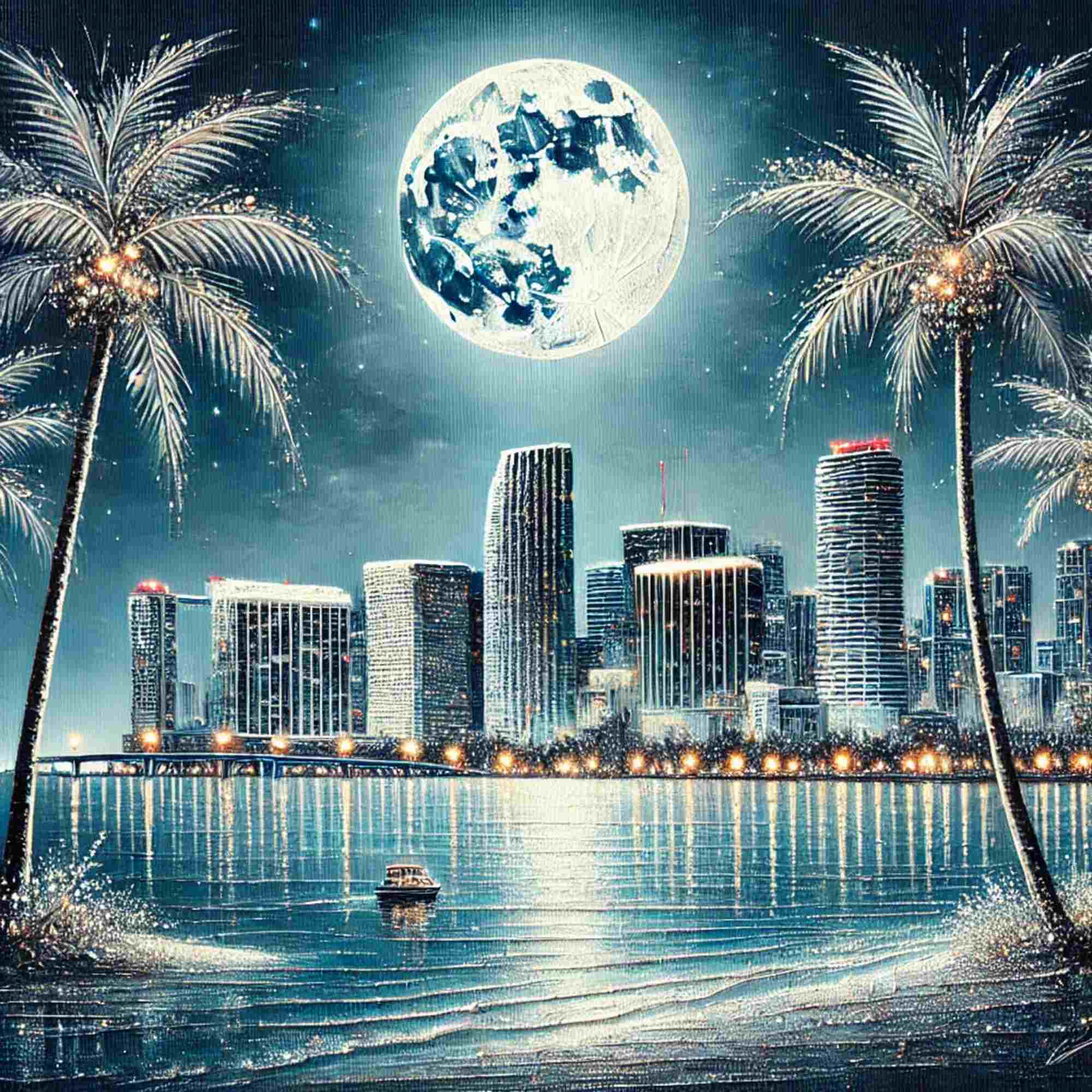 Moonlit Miami