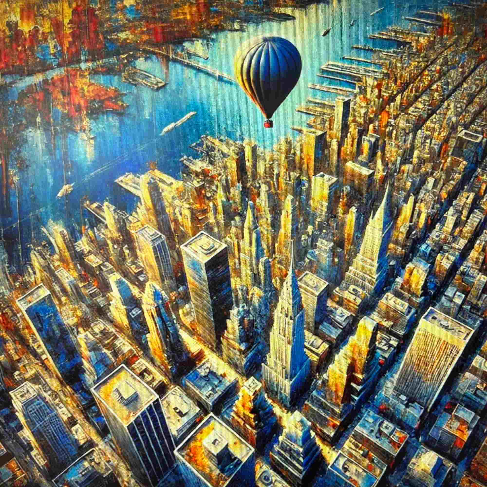 Aerial View of New York