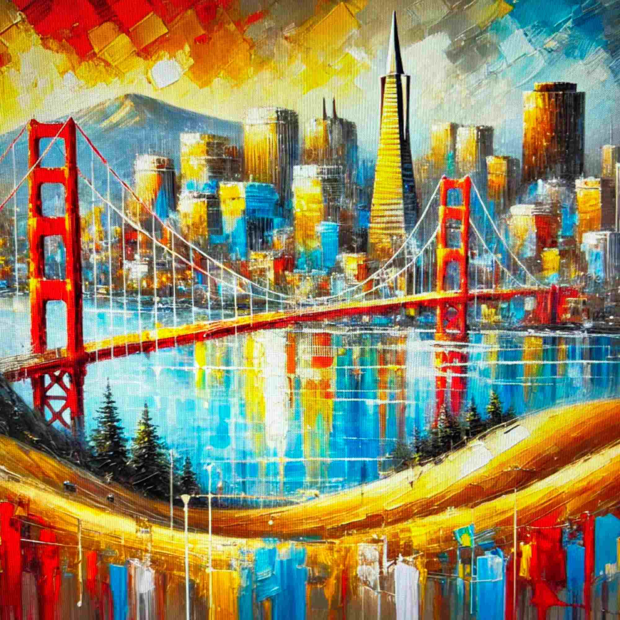 Golden Gate Reflections