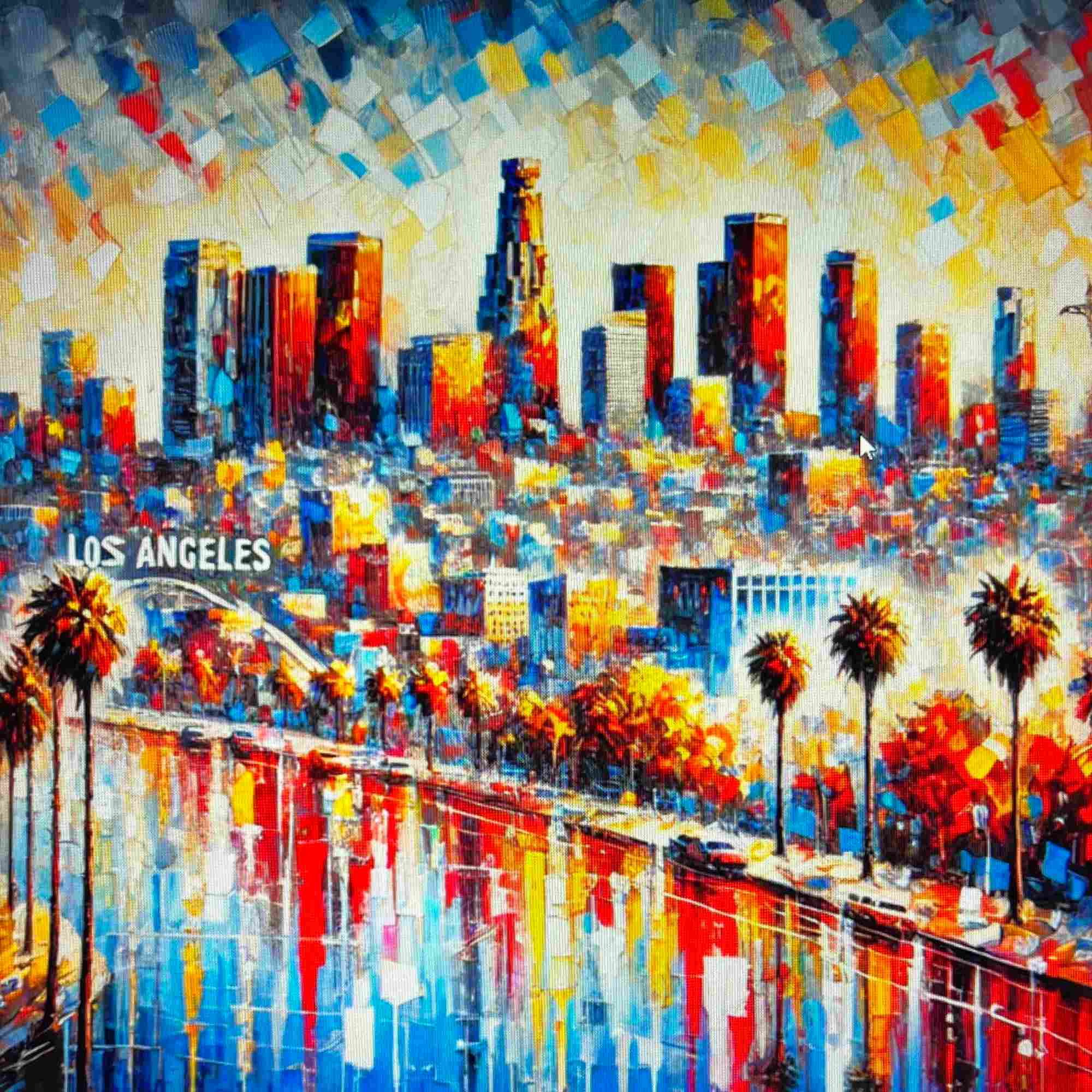 Los Angeles Skyline Glow