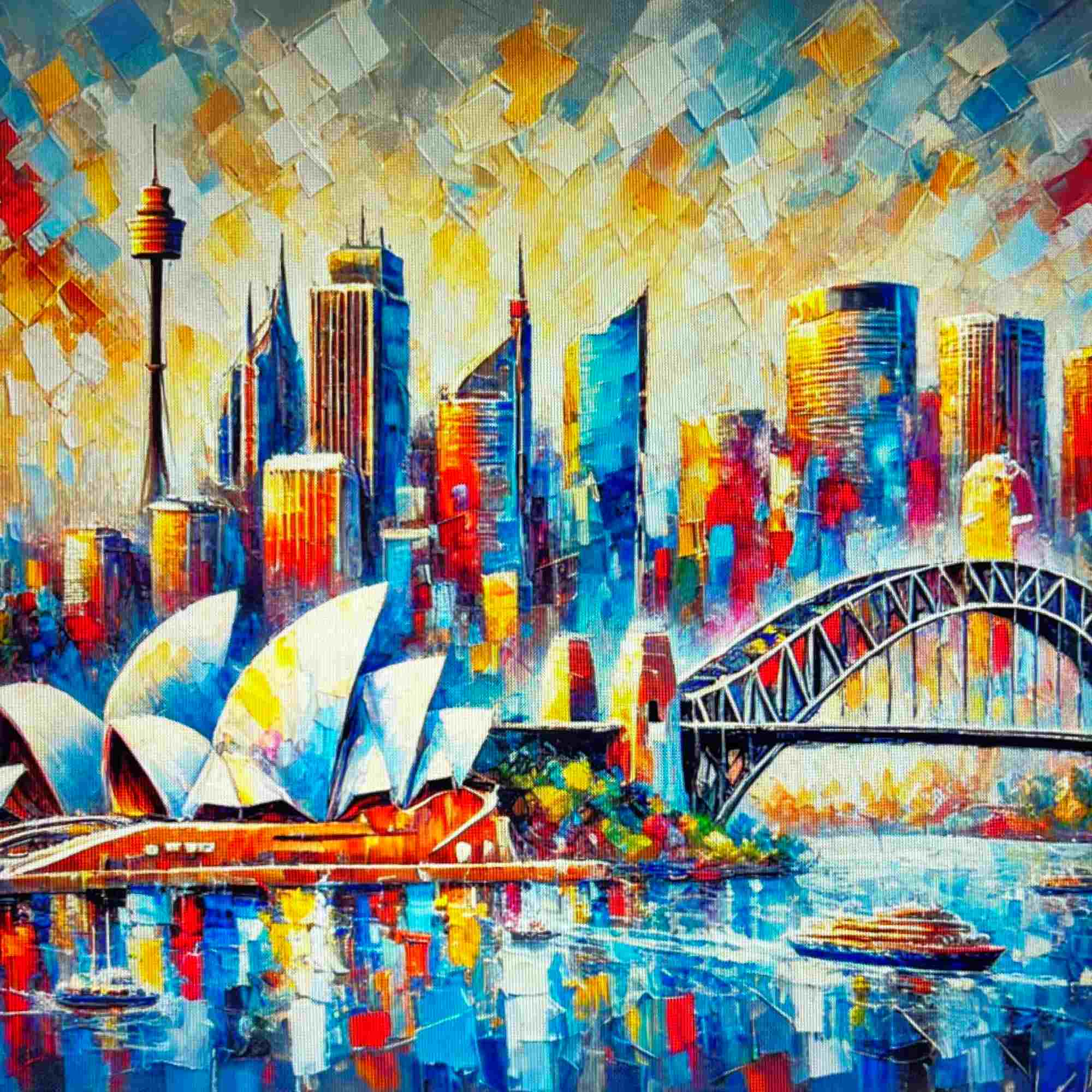 Vibrant Sydney Reflections