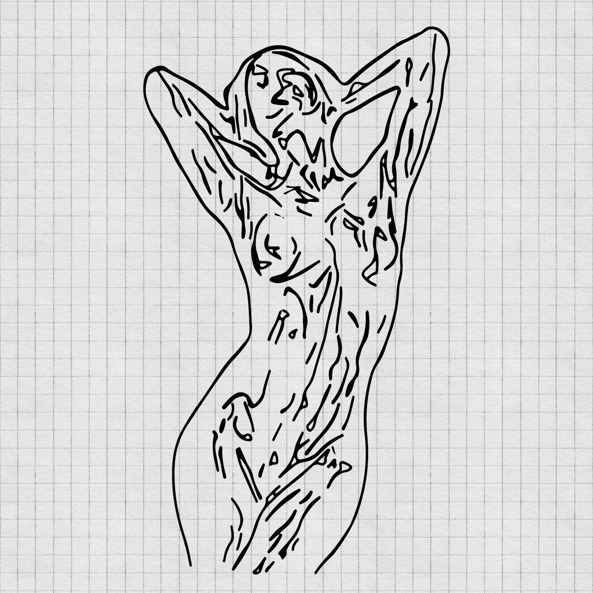 Scribbled Body 1