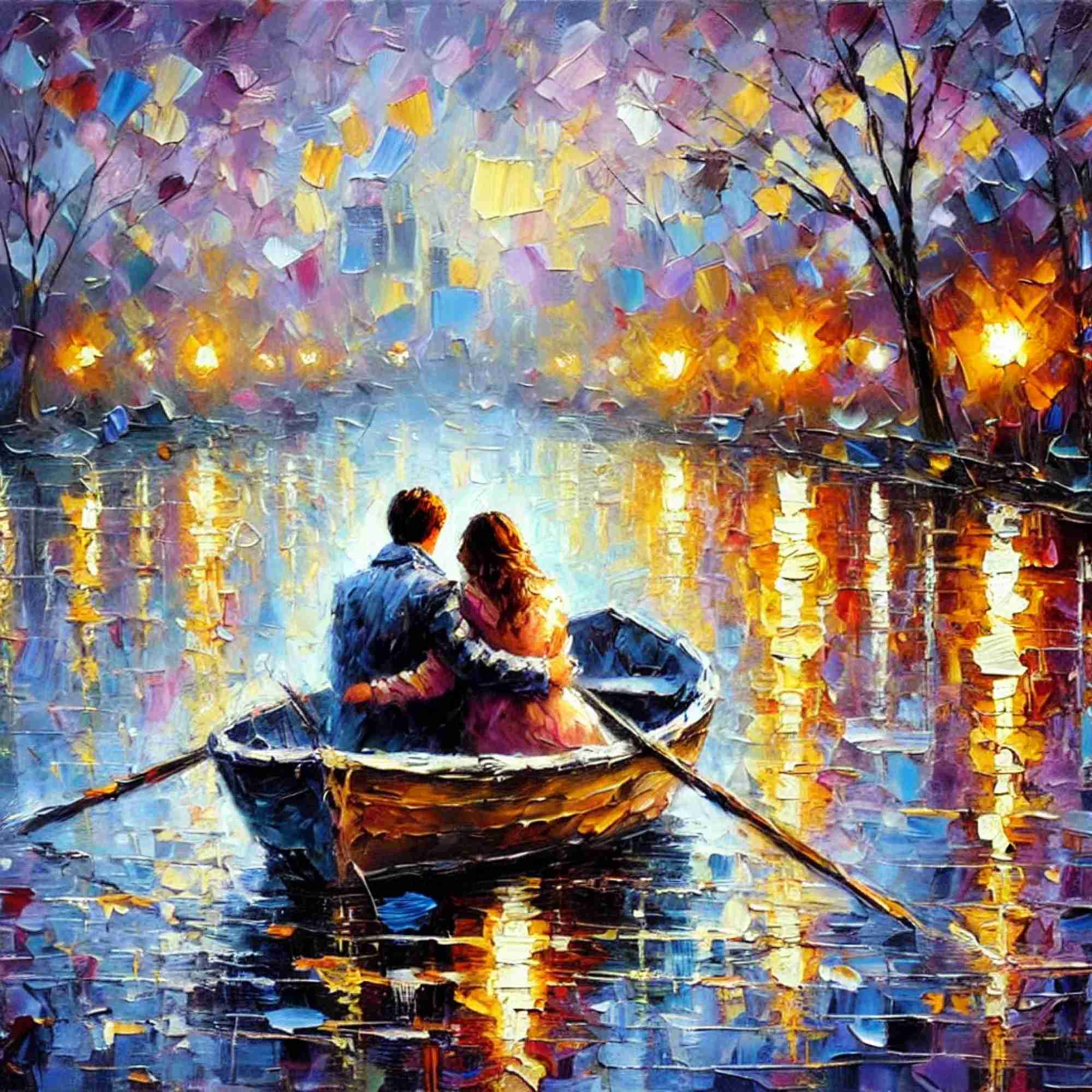 Evening Embrace on the Water