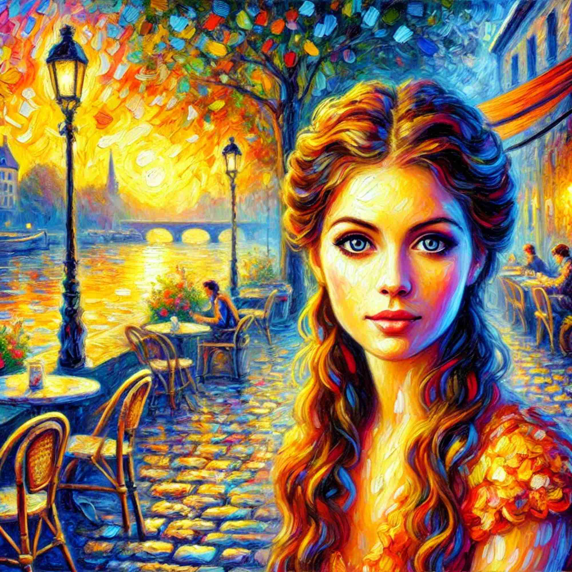 Parisian Sunset Glow