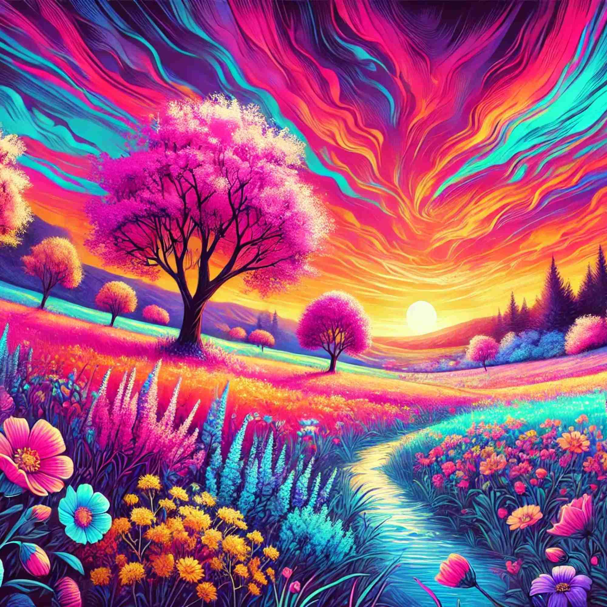 Eternal Spring: A Meadow in Bloom