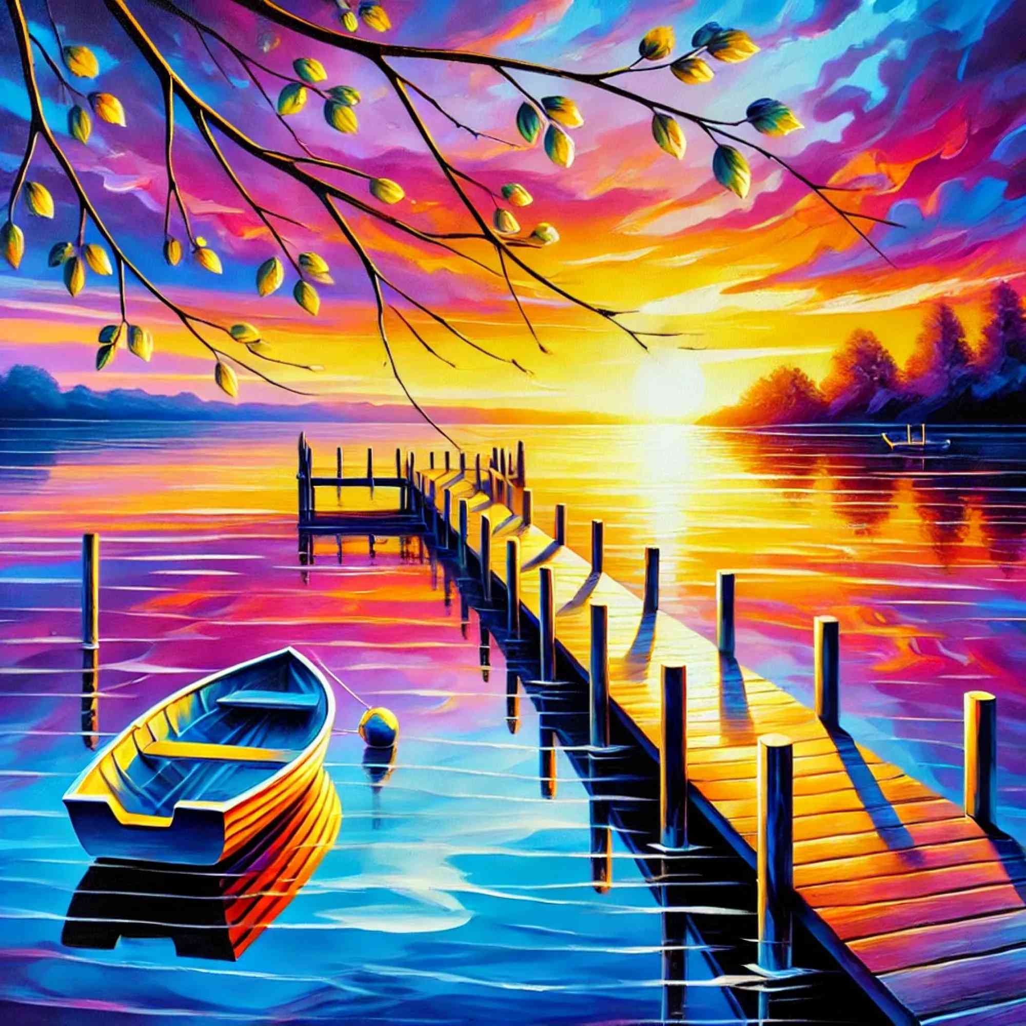 Sunset Reflections: A Moment of Serenity