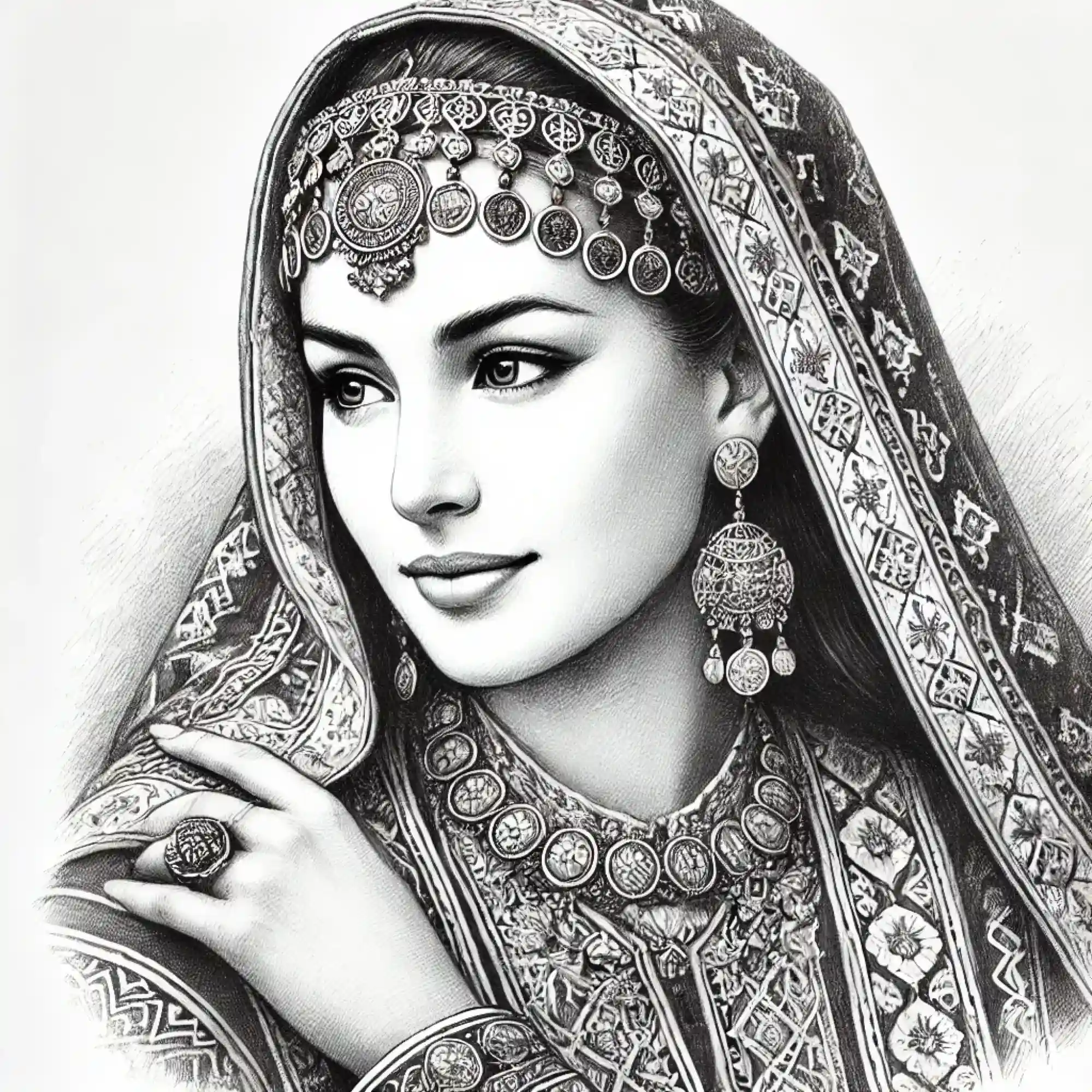  Portrait of an Algerian Woman