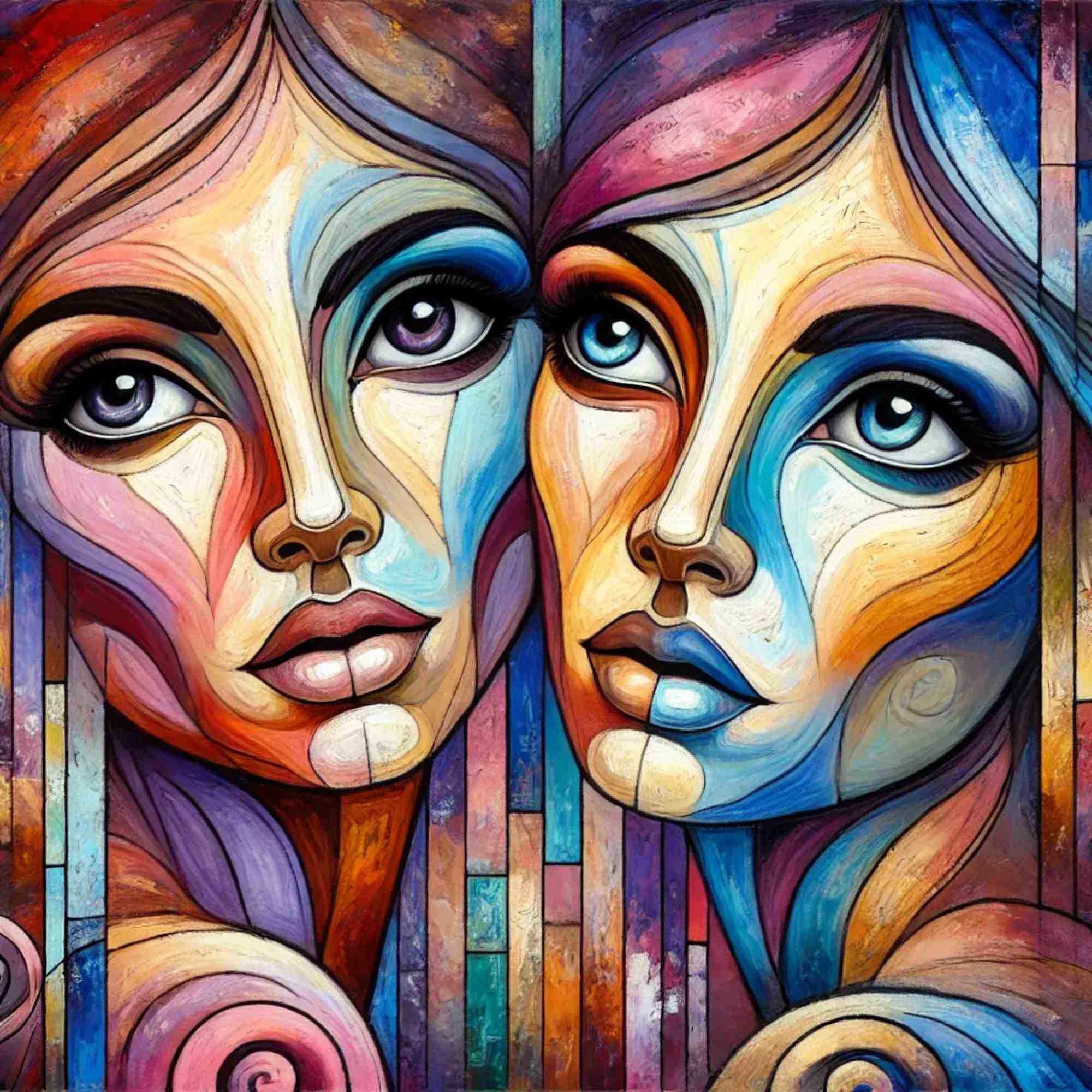 Dual Reflections: A Symbiosis of Emotion