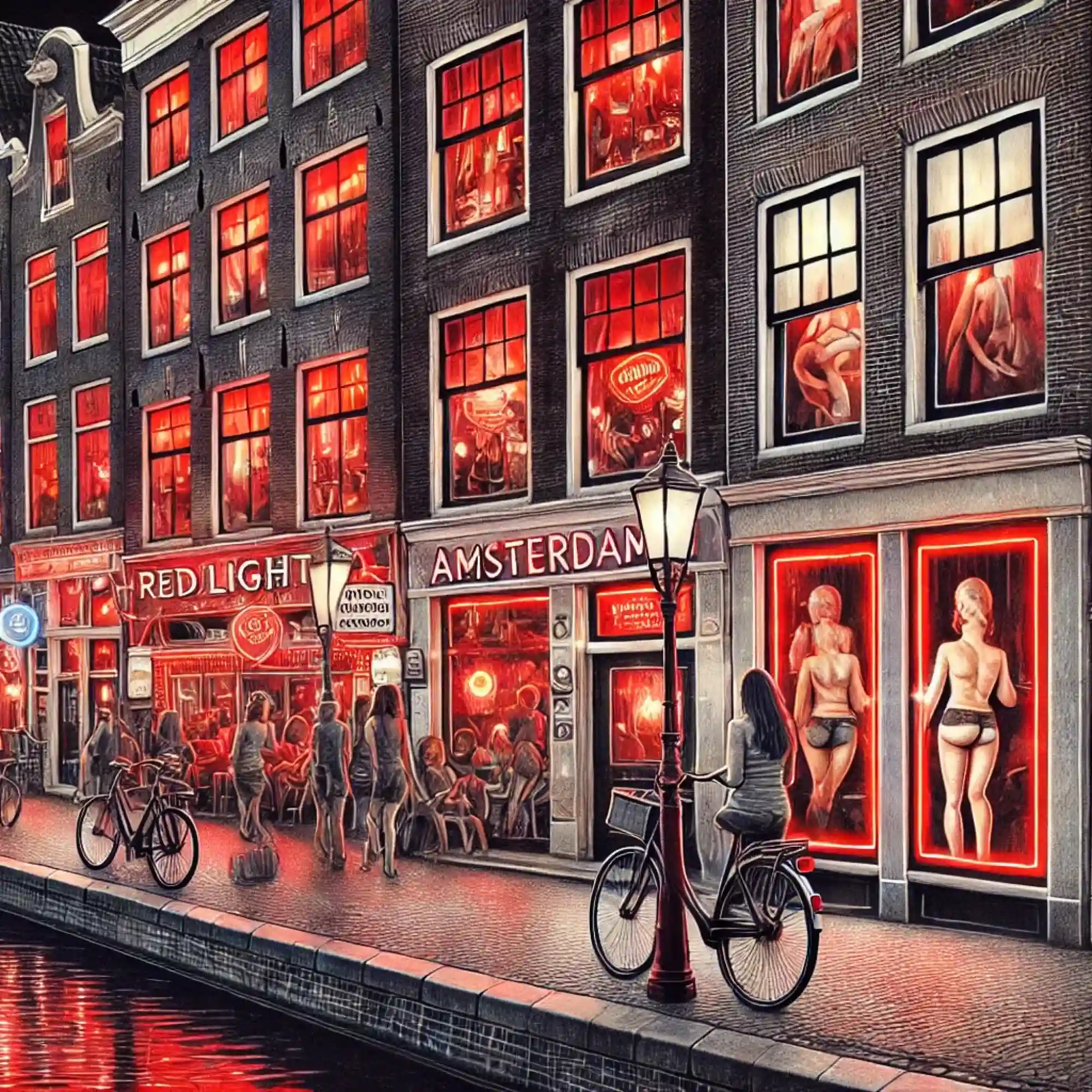 A Night in Amsterdam's Red Light District