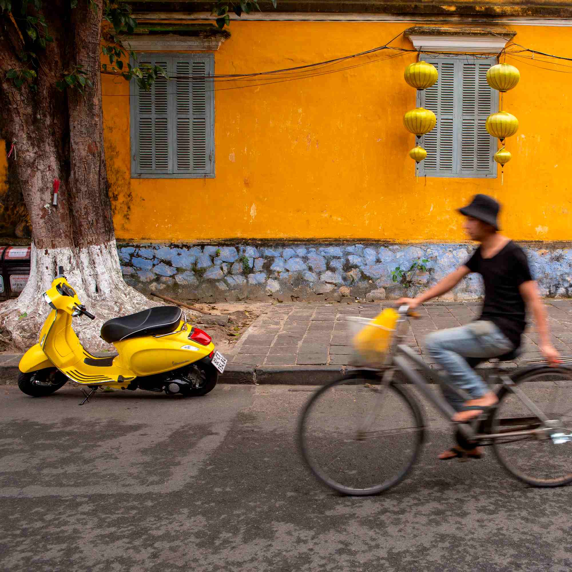 Yellow Scooter