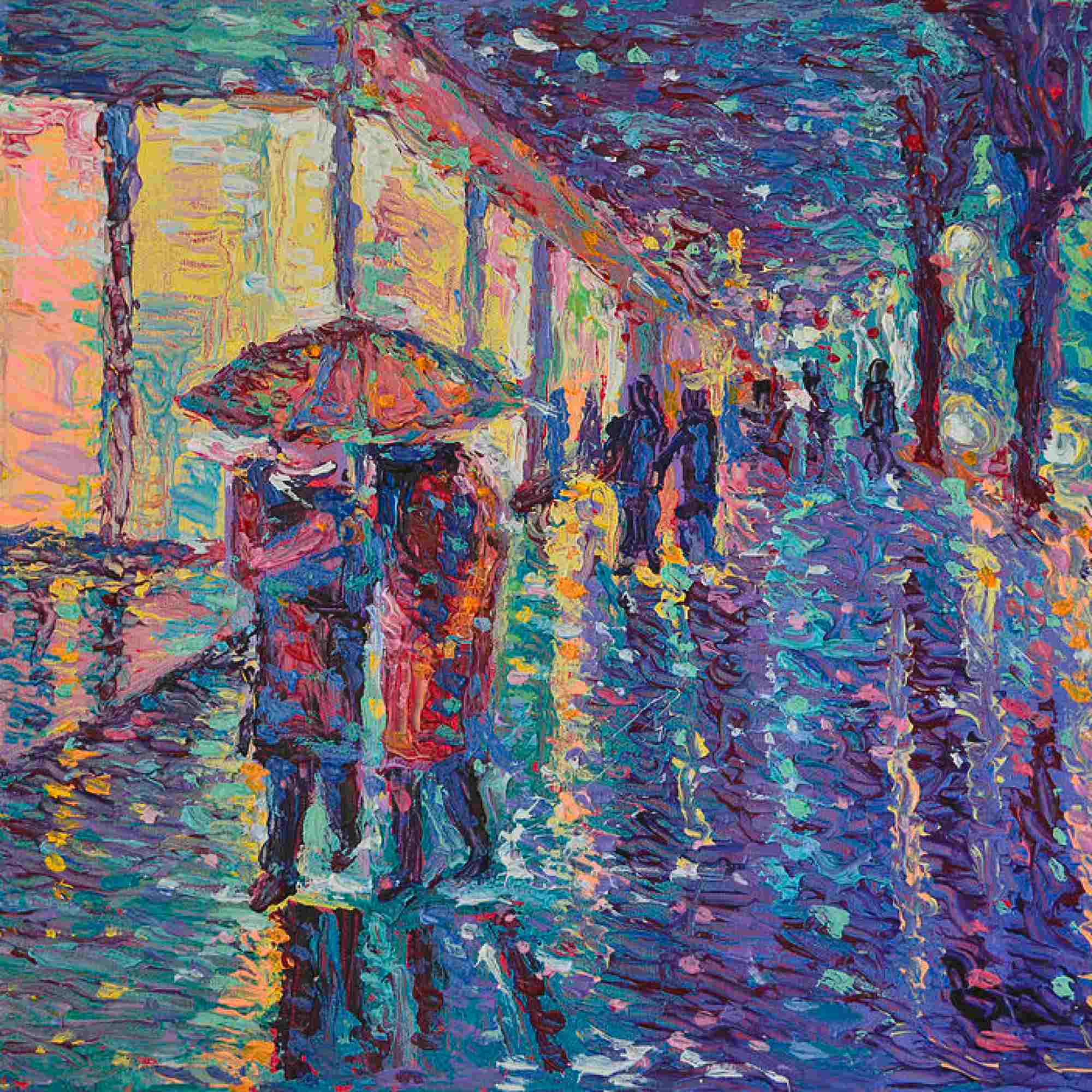 Rainy Night in the City