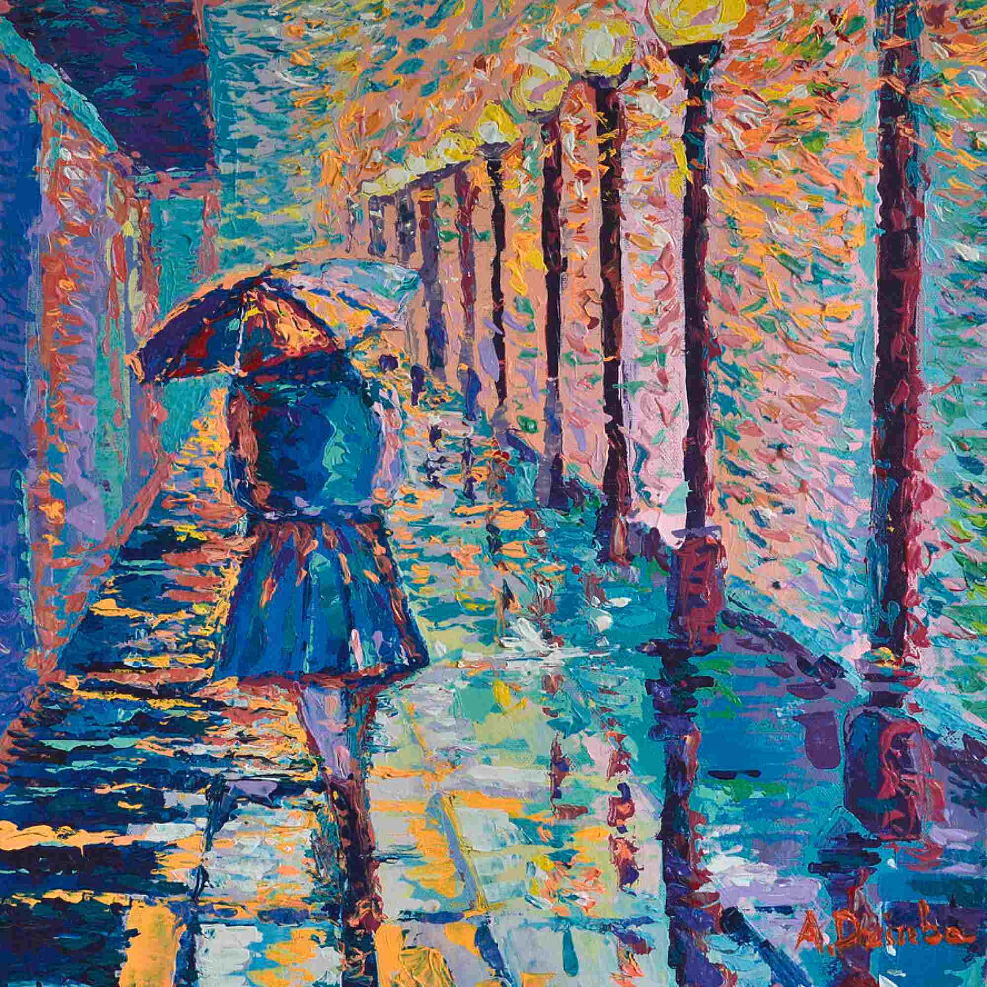Girl with Umbrella