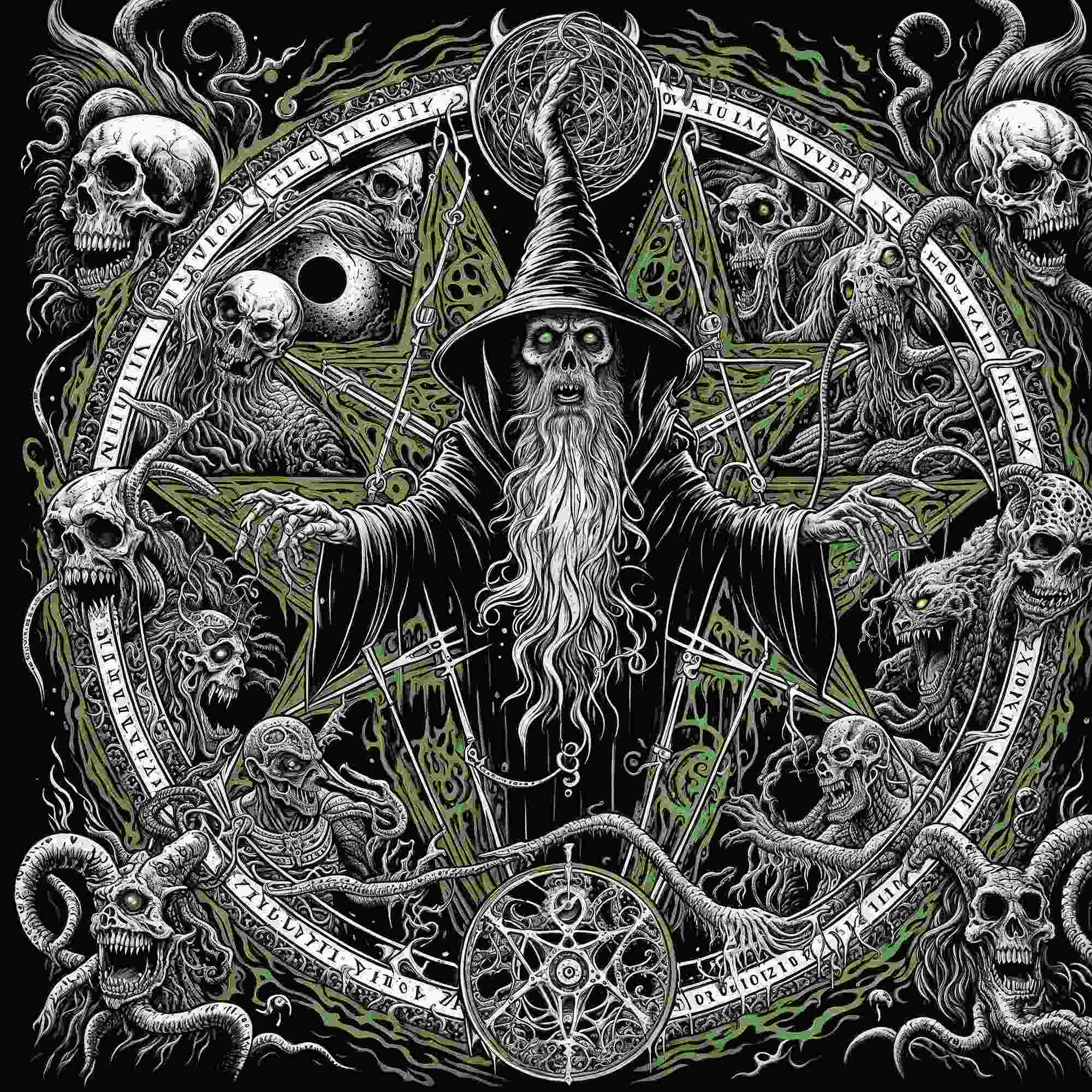 Necromancer Summons the Dead Legion