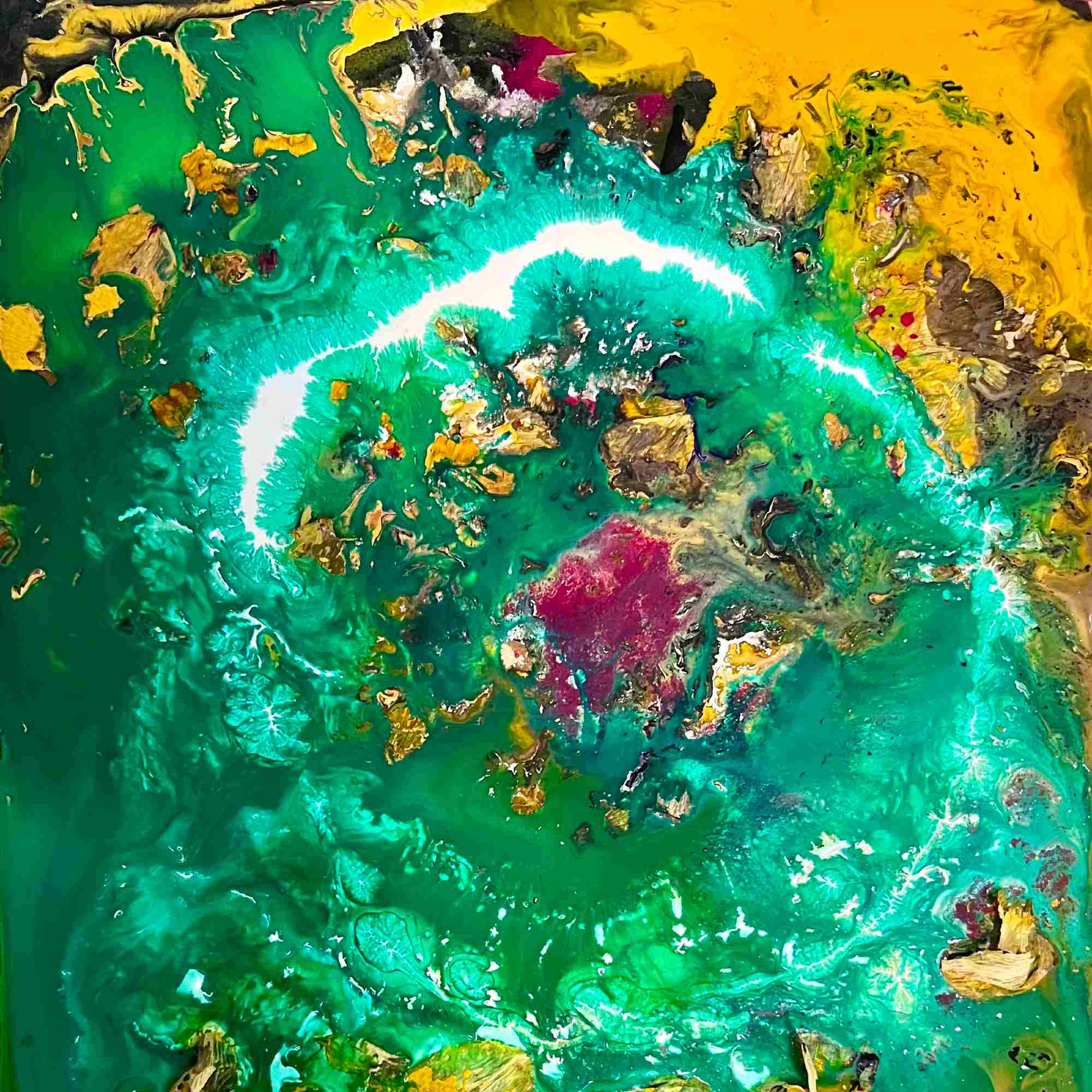 ‏"Floral Burst"