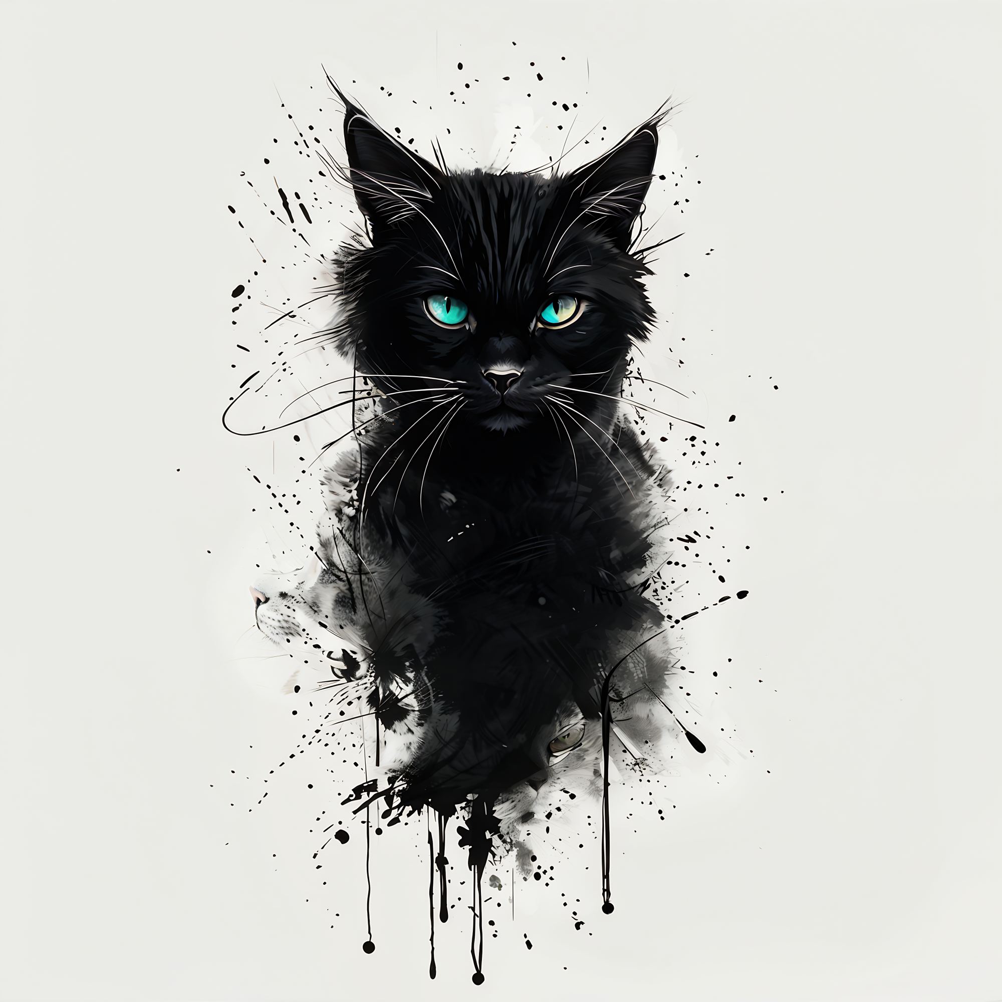 Monochrome Cat