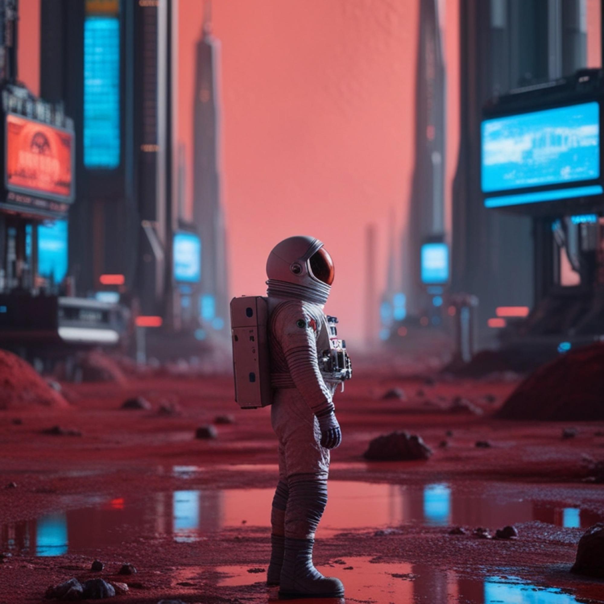 Up in space