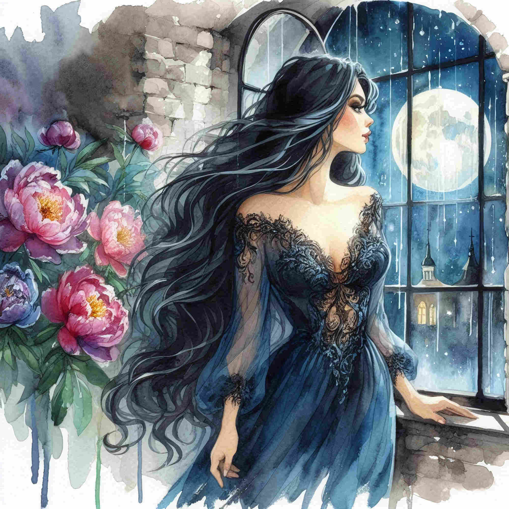 Moonlit Contemplation