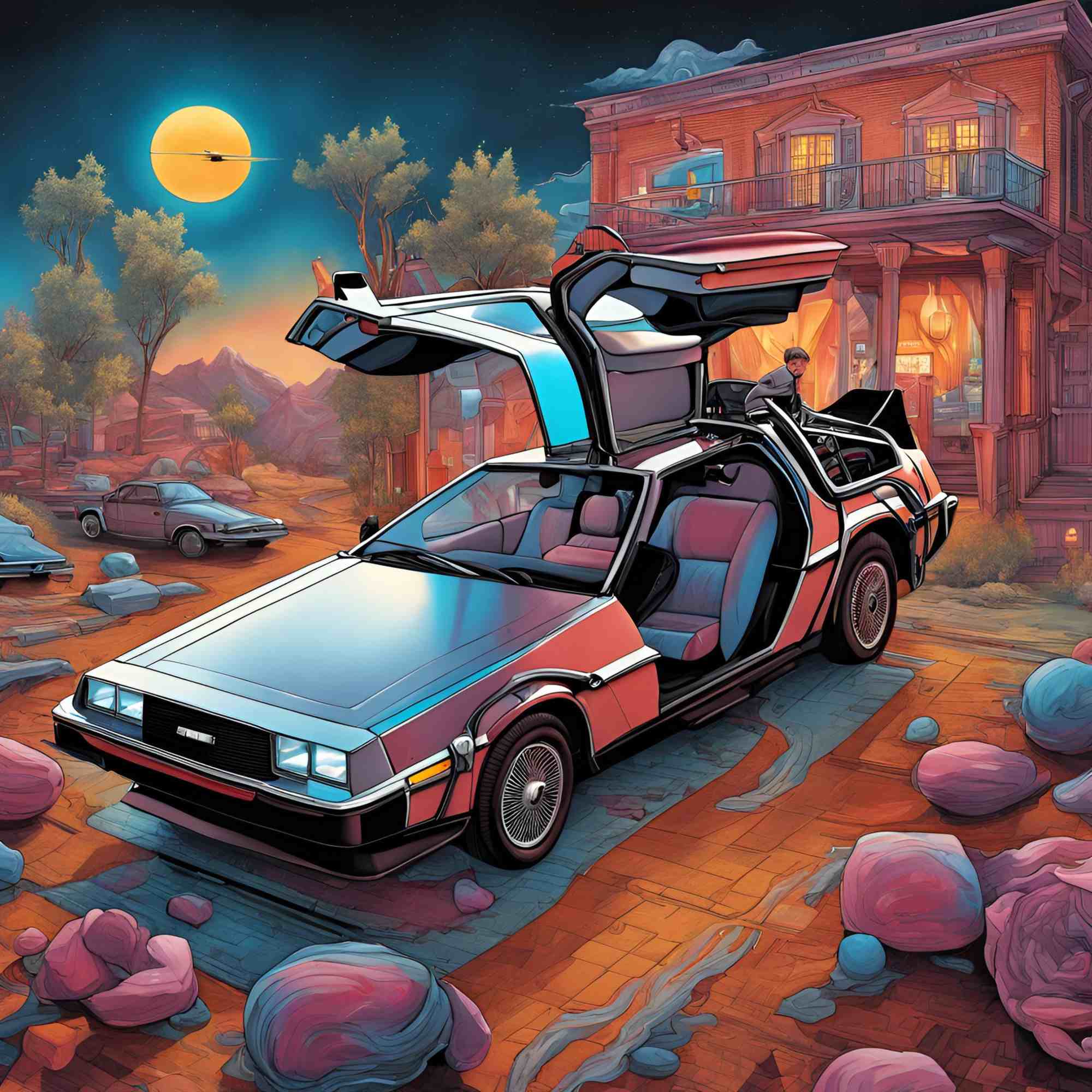 DeLorean Parking Only