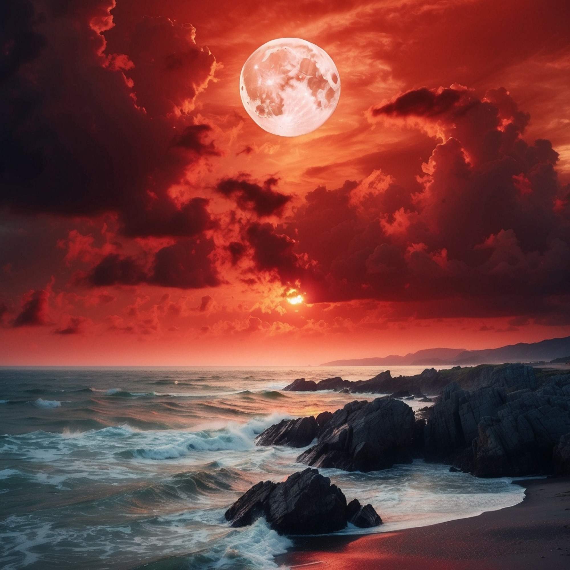 Dramatic natural sky