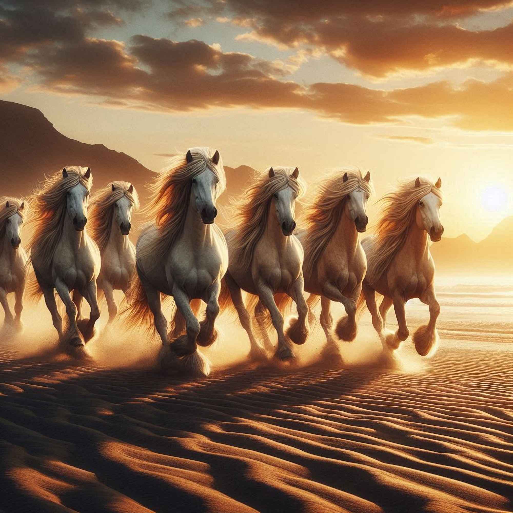 The  seven horses 
