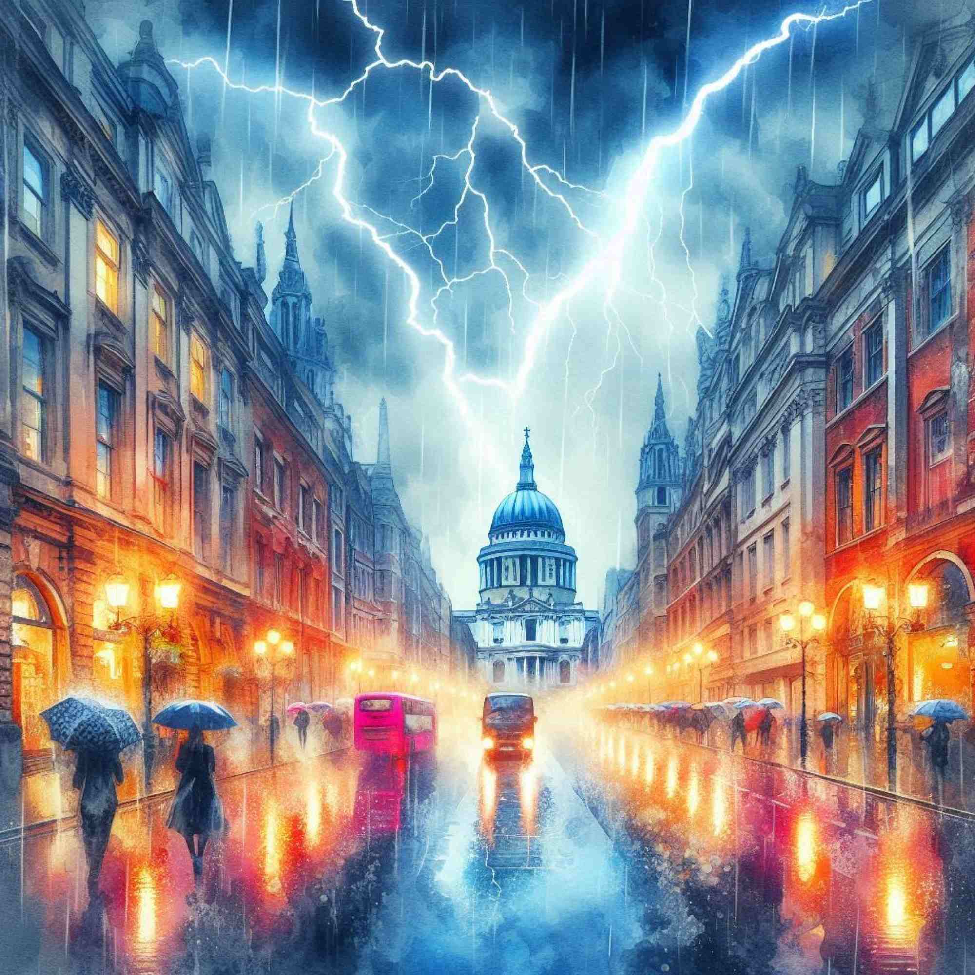 It's raining 