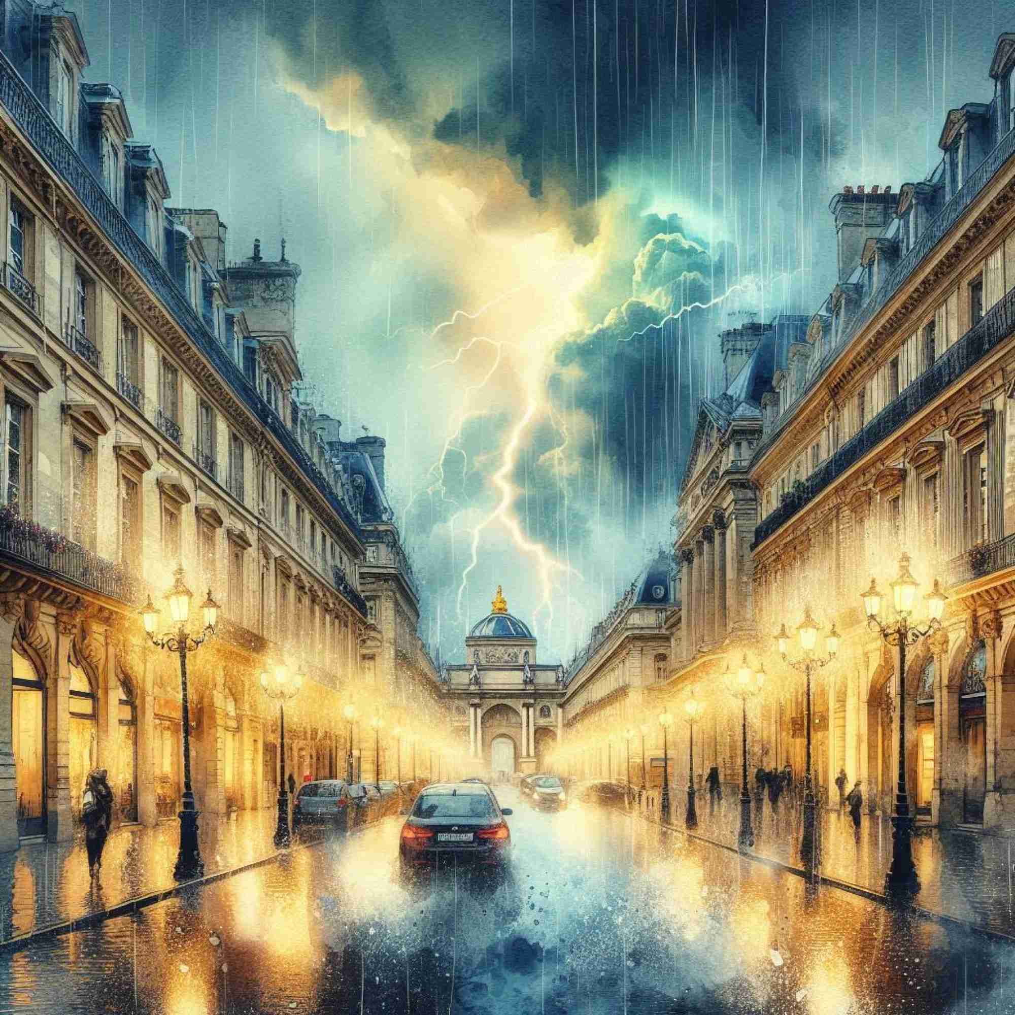 It's raining  1