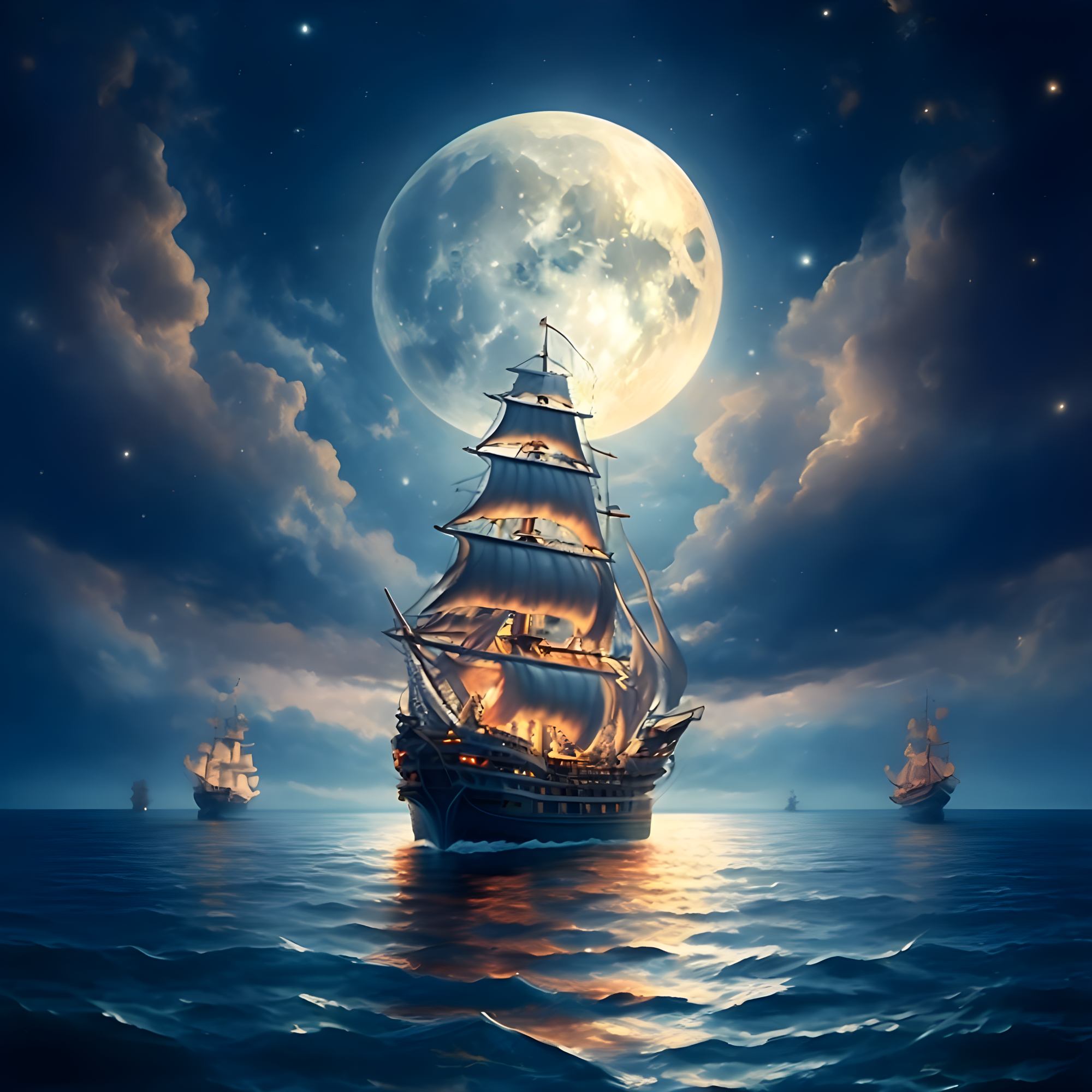 Moonlit Voyage 