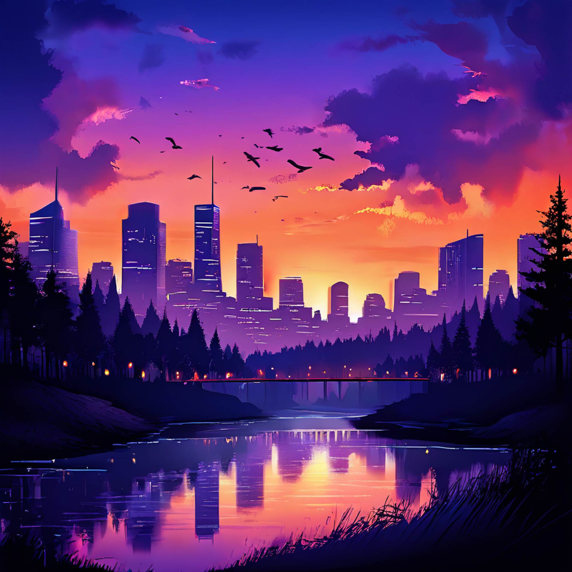 City at Dusk