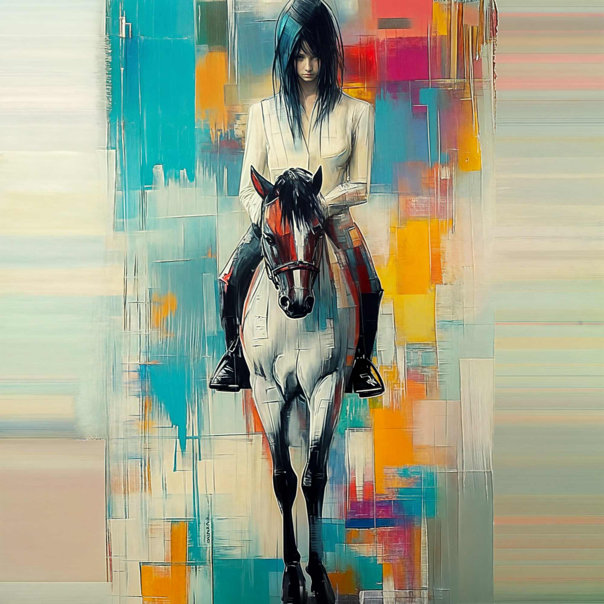 Painting: My love for horses