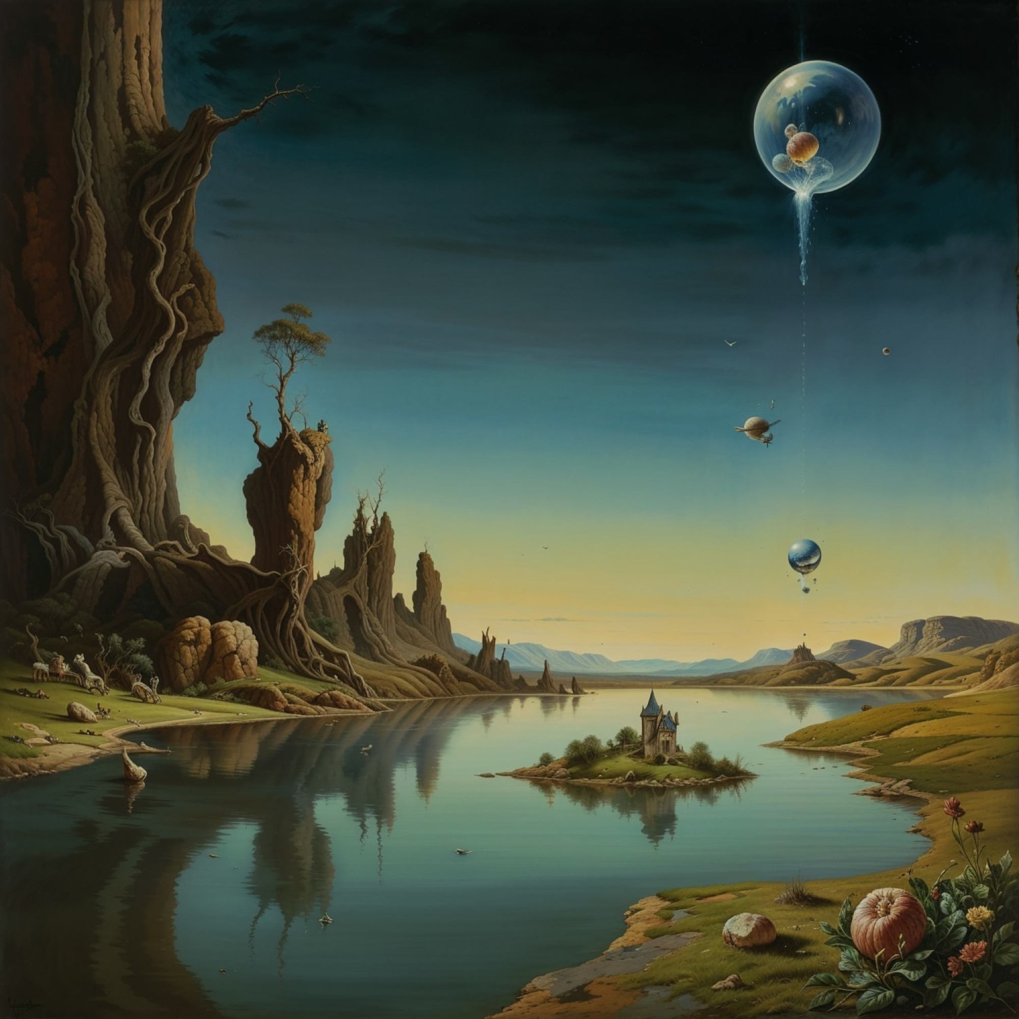 Landscape of peace and inspiration