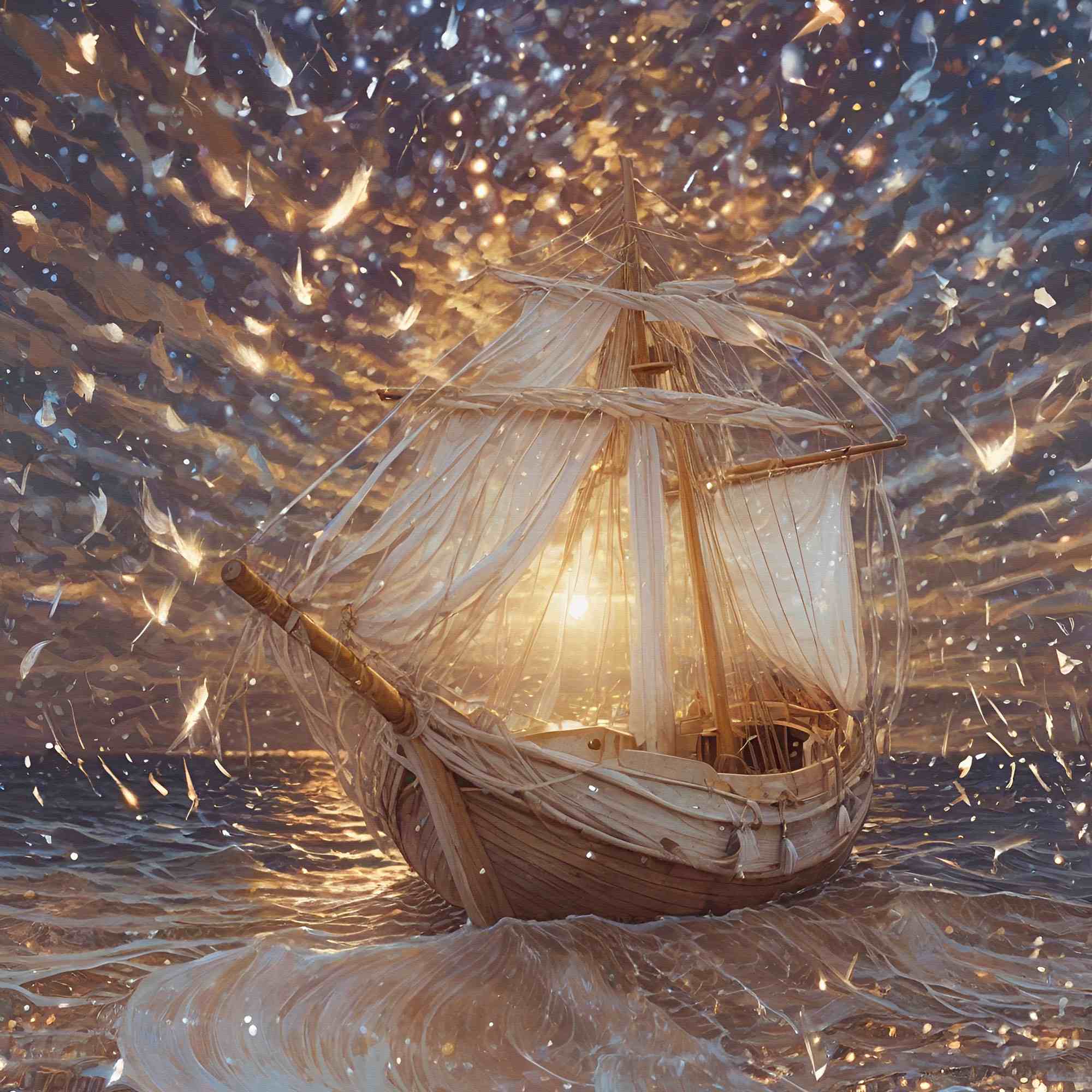 A Magical Sunsen at Sea